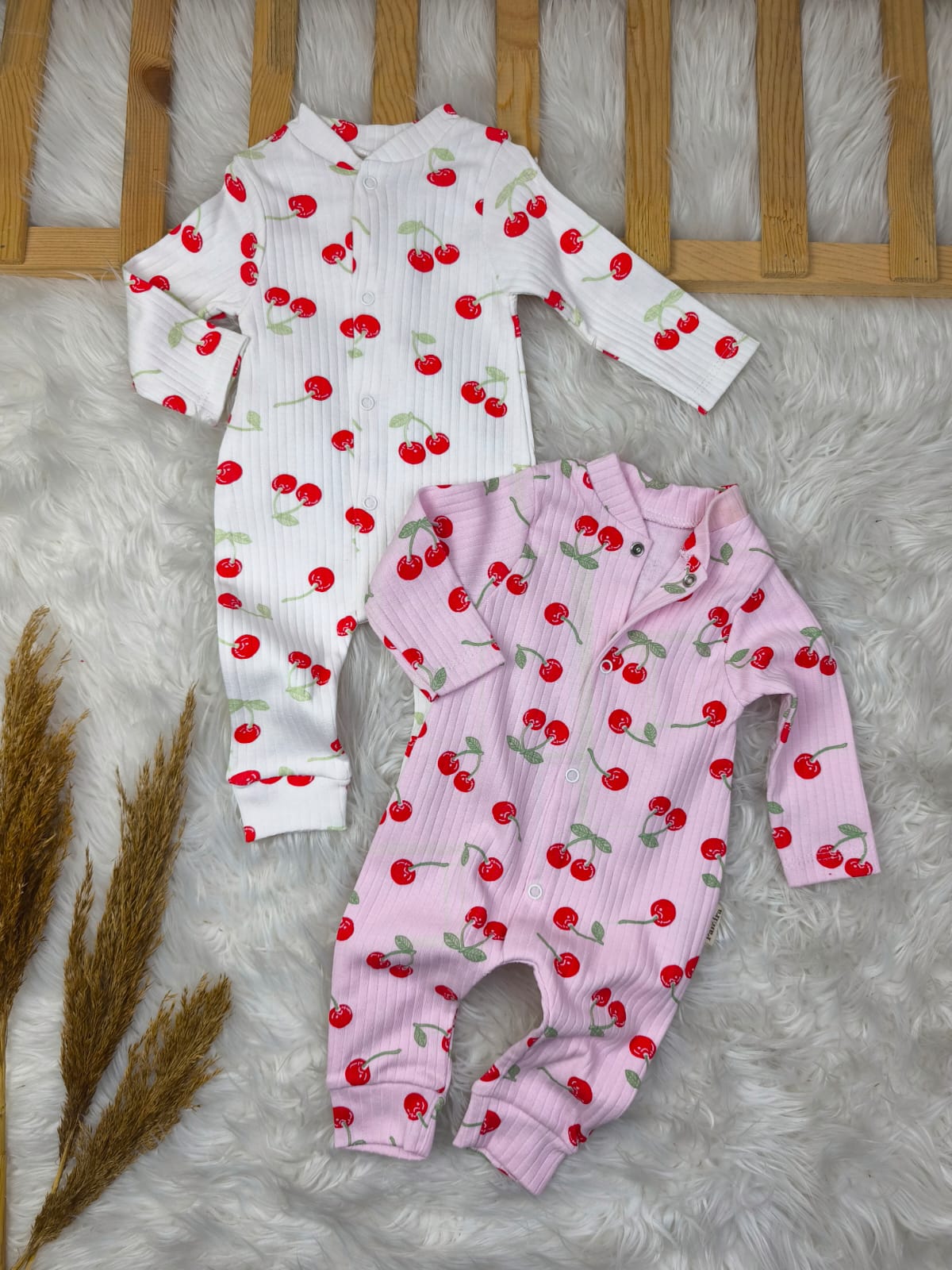 8106 KİRAZ MODEL 'Lİ PENYE TULUM SETİ  - Pembe