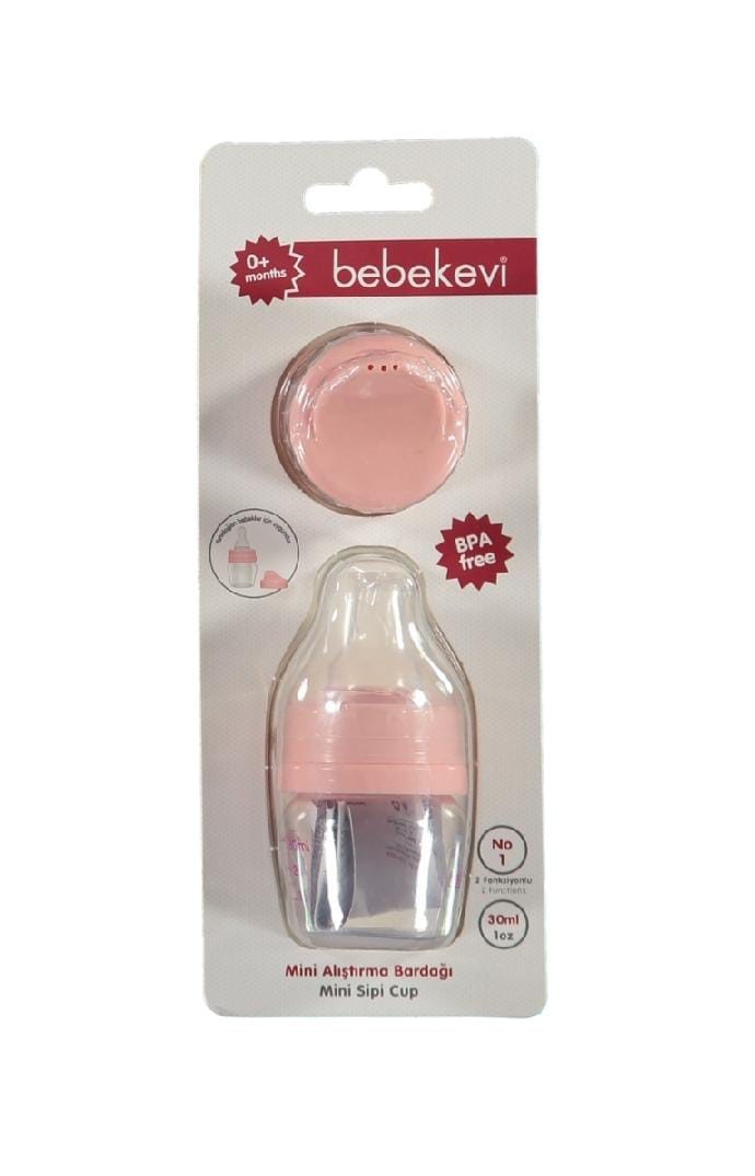 371711 BEBEKEVİ MİNİ ALIŞTIRMA BARDAK  - Pembe