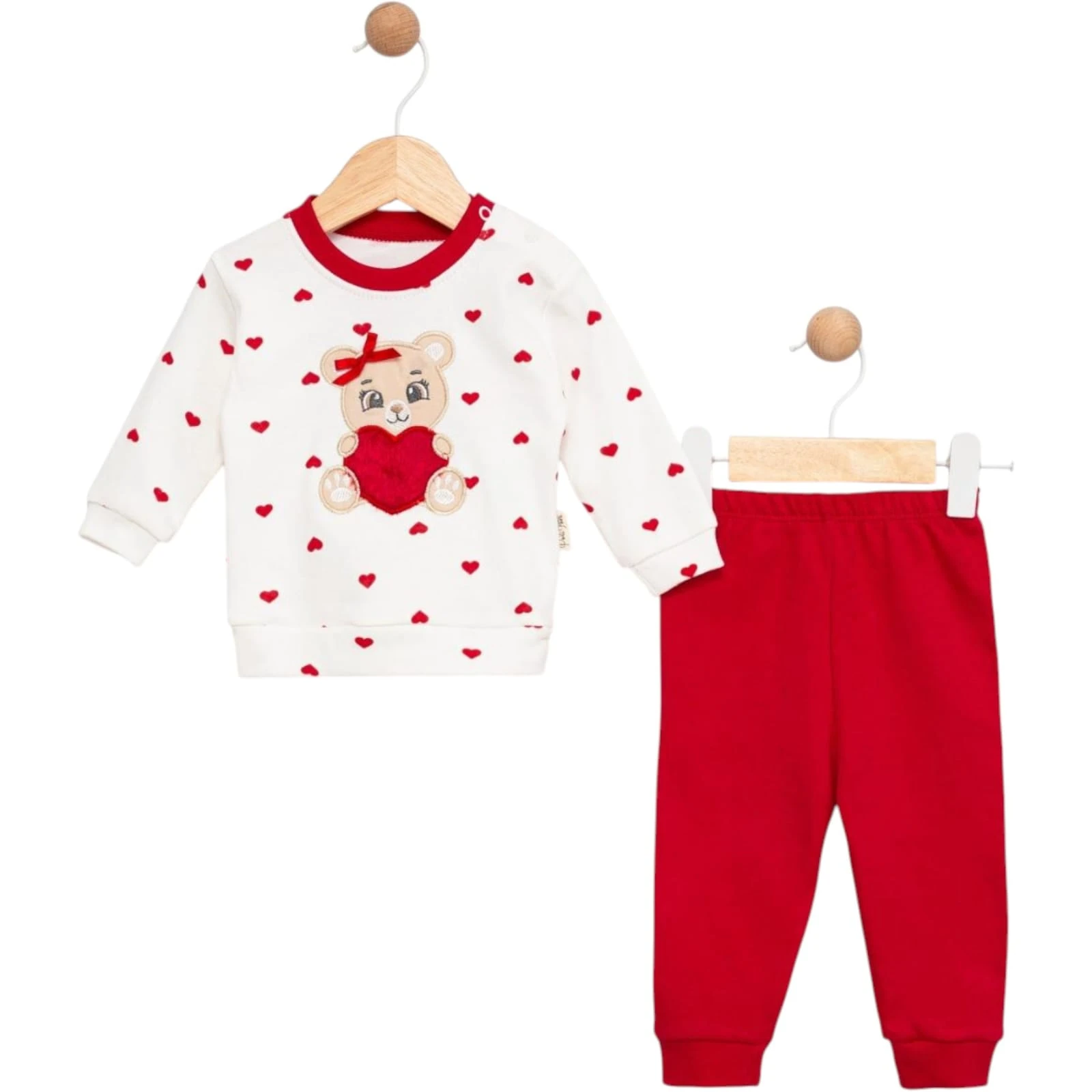 1954 KALPLİ AYICIK PENYE TAKIM  - Kırmızı