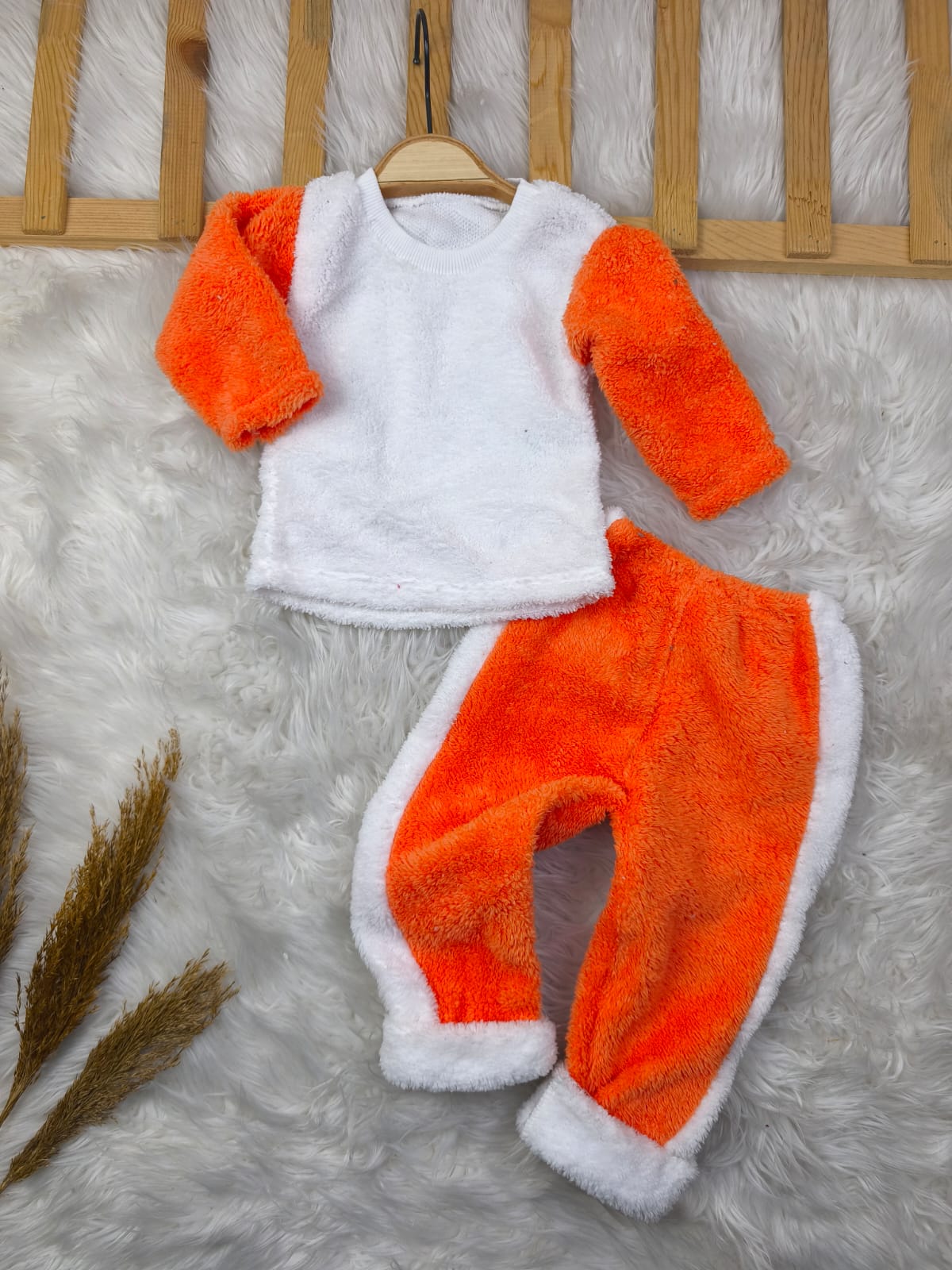 1919 YANDAN ÇİZGİLİ WELSOFT TAKIM  - Turuncu