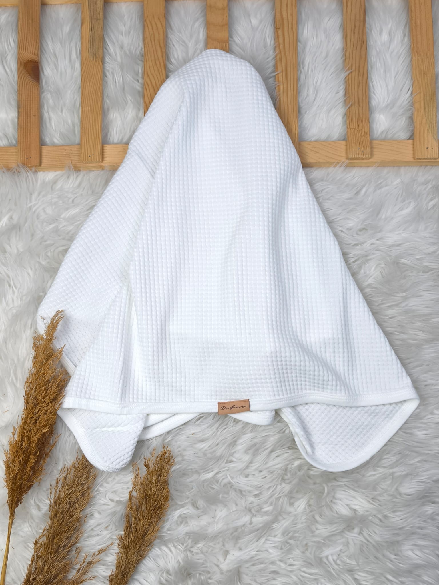 0233 WAFFLE KUMAŞ PENYE BATTANİYE  - Ekru
