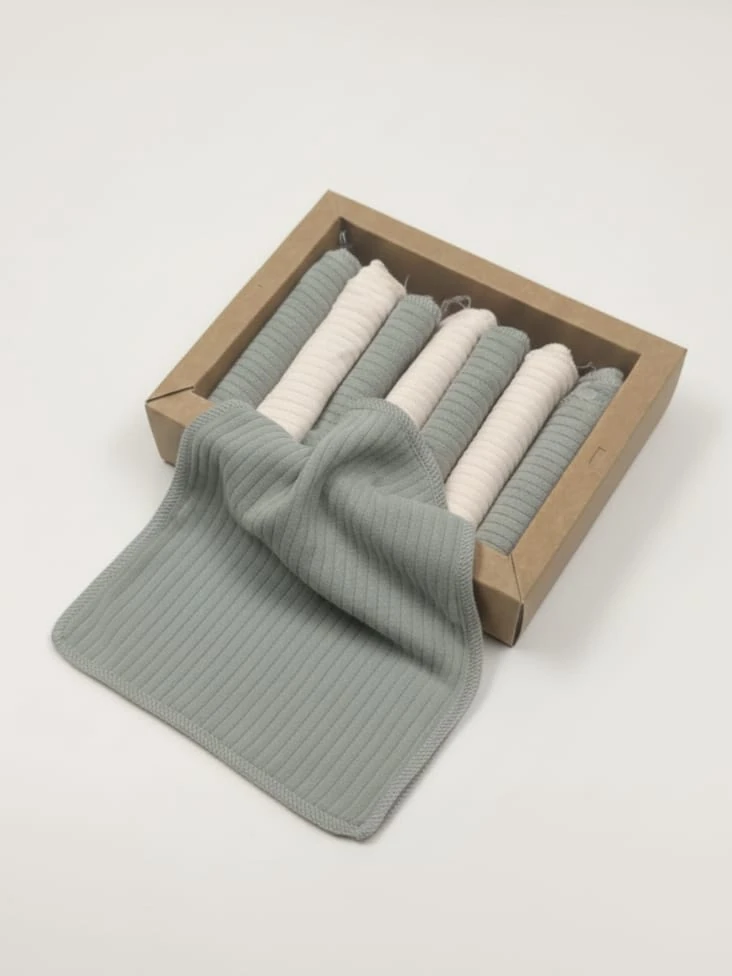 8024 7'Lİ KUTULU ORGANİK AĞIZ MENDİLİ 