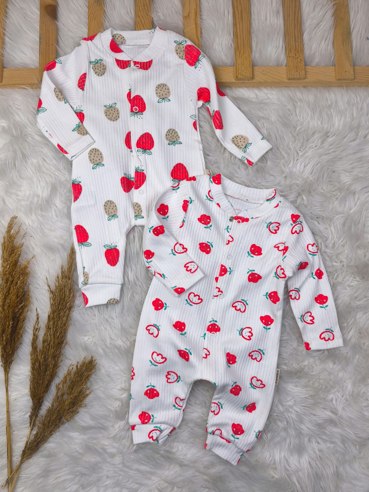 8106 ÇİLEK MODEL 2'Lİ PENYE TULUM SETİ