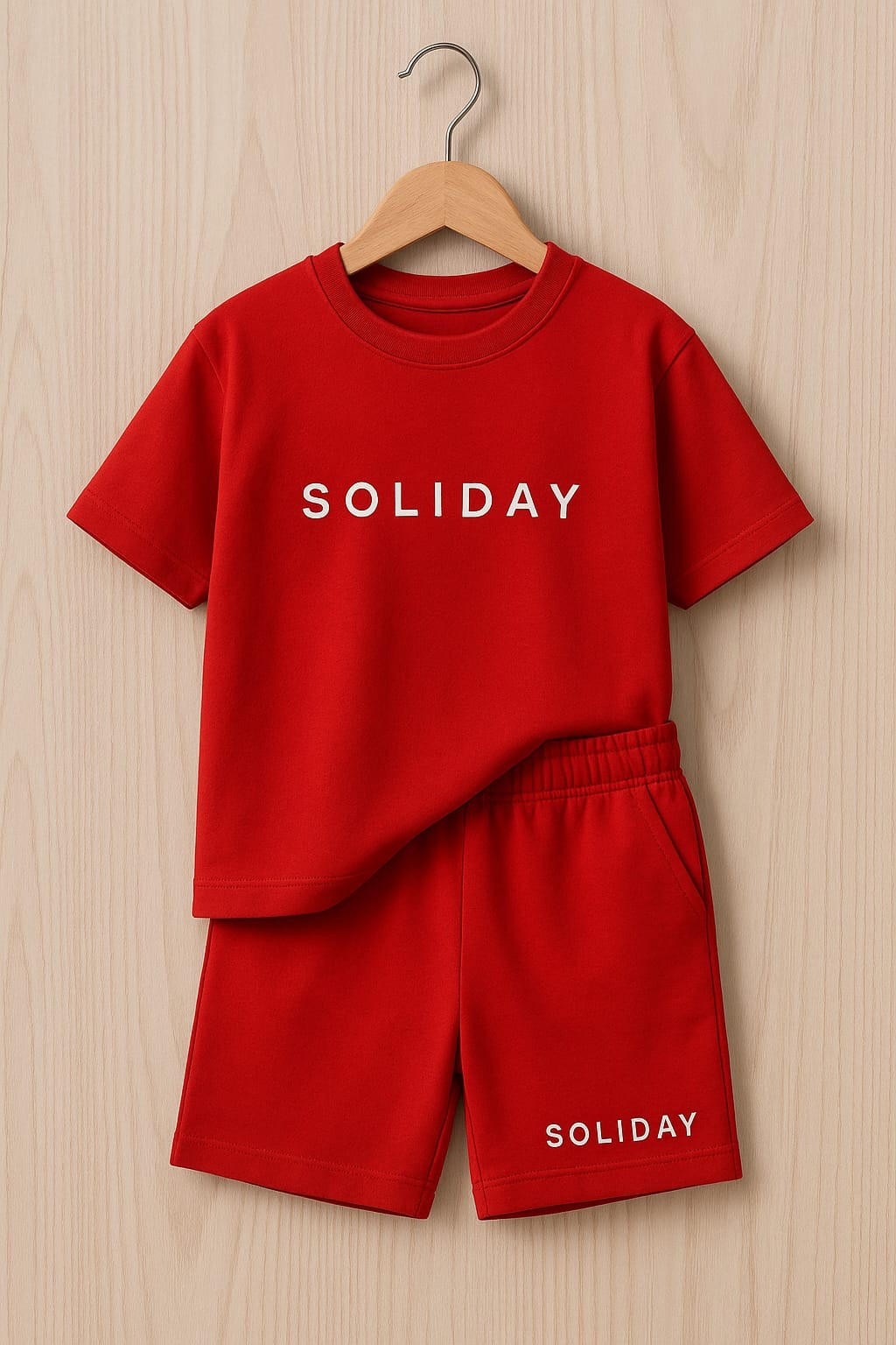 9101 SOLIDAY UNISEX ŞORTLU PENYE TAKIM