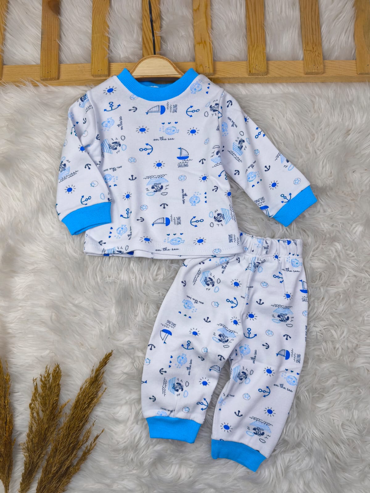 1941 ÇAPA DESEN PENYE PİJAMA TAKIMI 