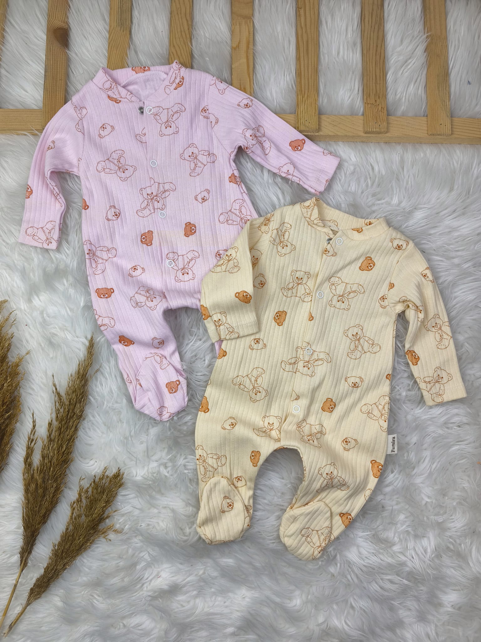 8106 AYICIK KIZ BEBEK PATİKLİ 2'Lİ TULUM SETİ