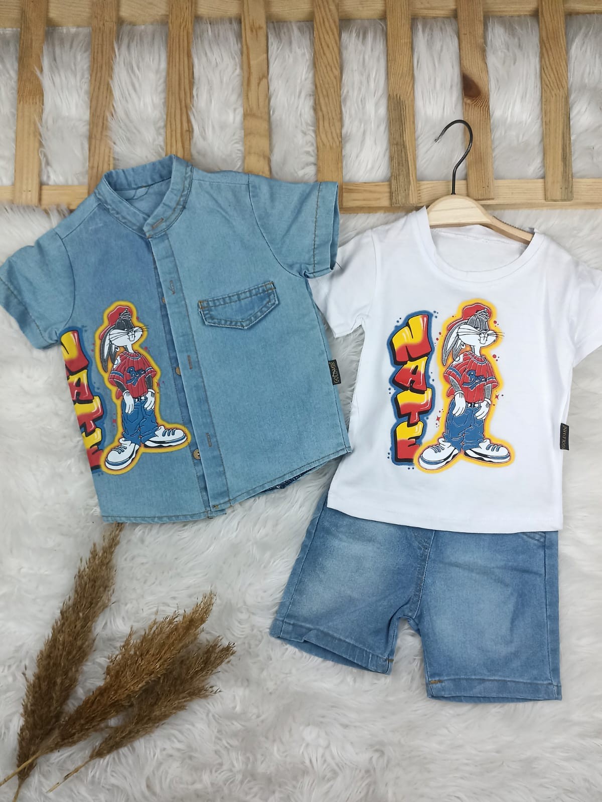 1269 BUGS BUNNY 3'LÜ KOT TAKIM 