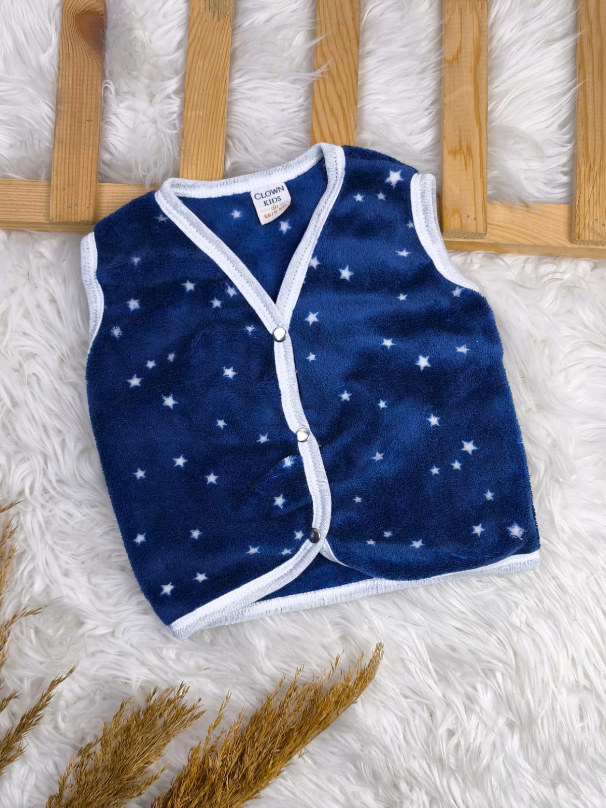 2597 YILDIZ PELUŞ YELEK 