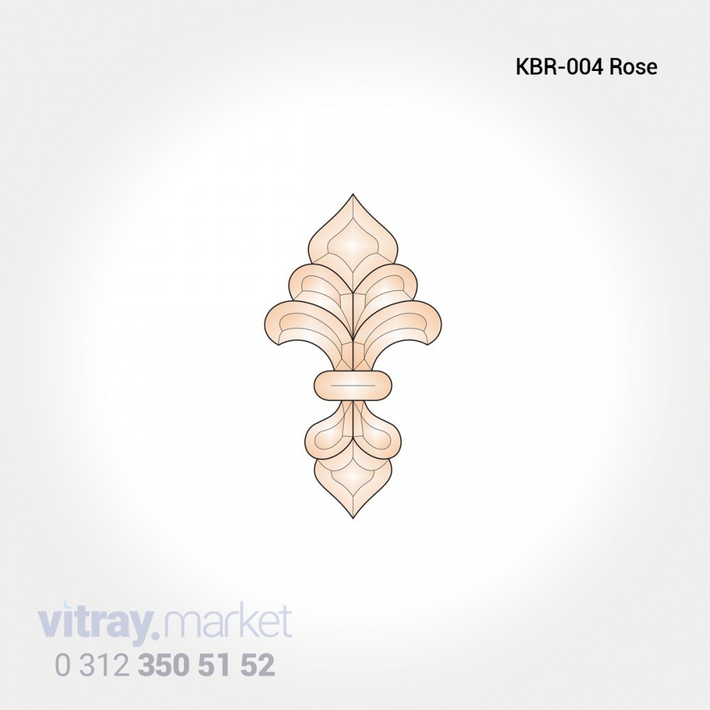 Kbr-004 Rose / 9 Parça 15,2*27,9 Cm