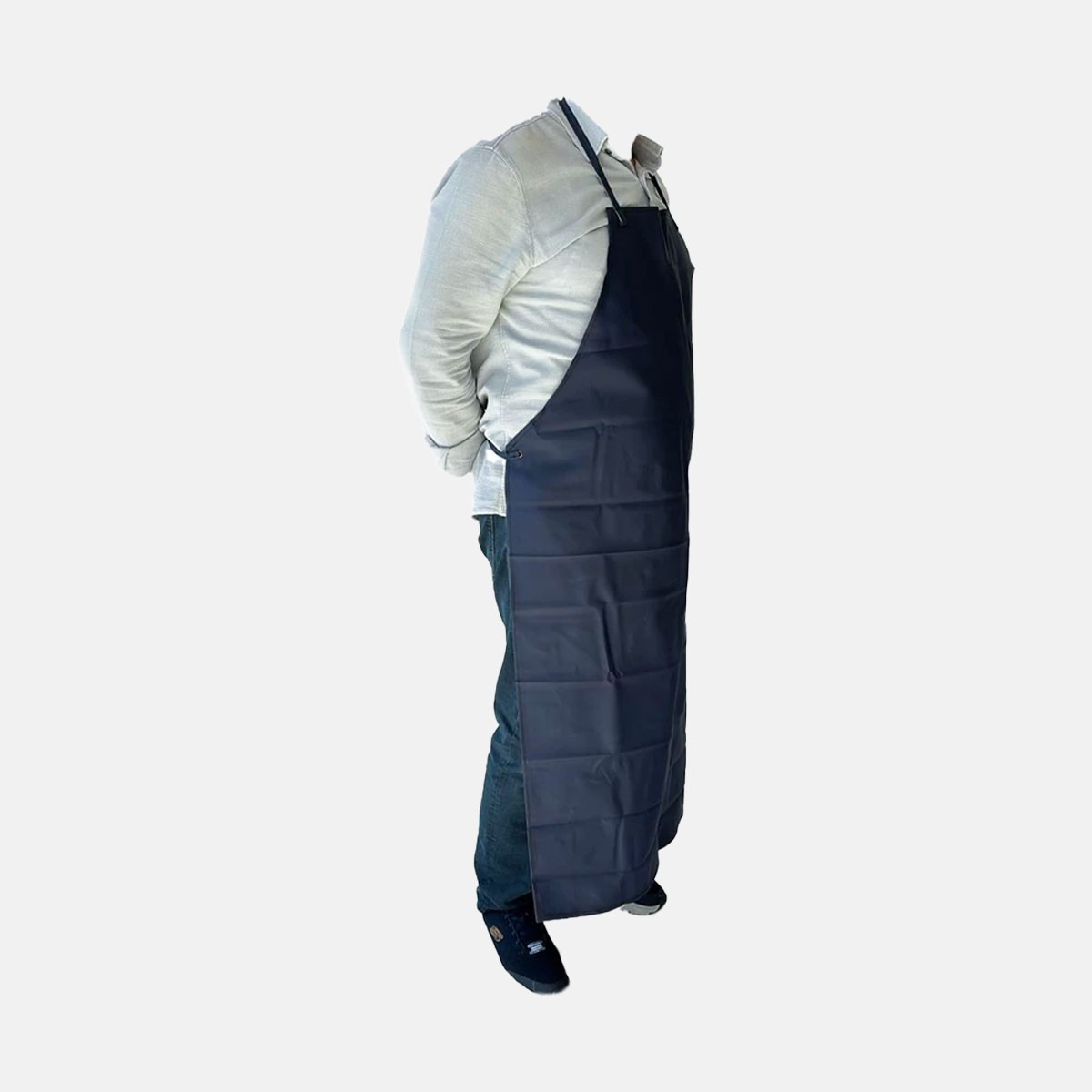 Mikrofiber Su Geçirmez Kumaş İş Önlüğü Uzun Boy