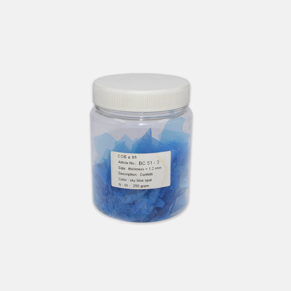 Gök Mavi Opal Confeti