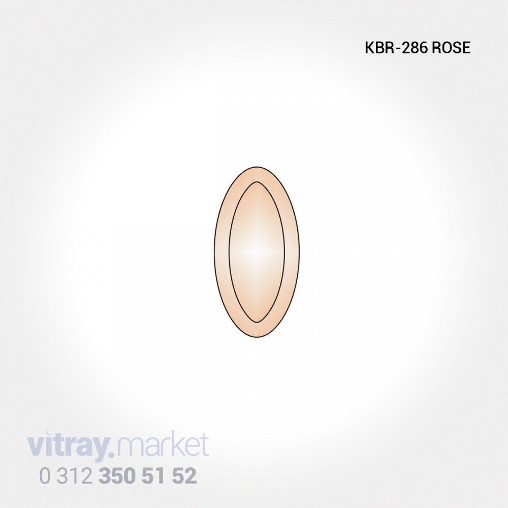 KBR-286 ROSE / 1 PARÇA 5,7*11,4 CM