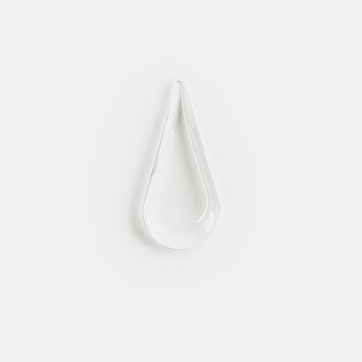 Damla Boncuk Şeffaf 1,5x3,5 Cm