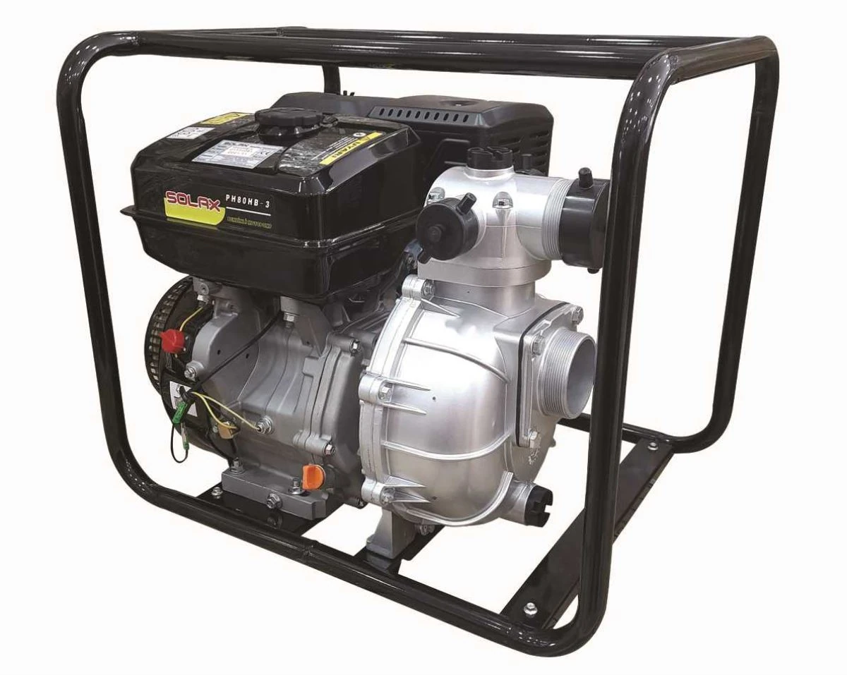 Solax Ph80-3 3Lük Dört Zamanlı Yüksek Basınçlı İpli Benzinli Su Motoru / Motopomp