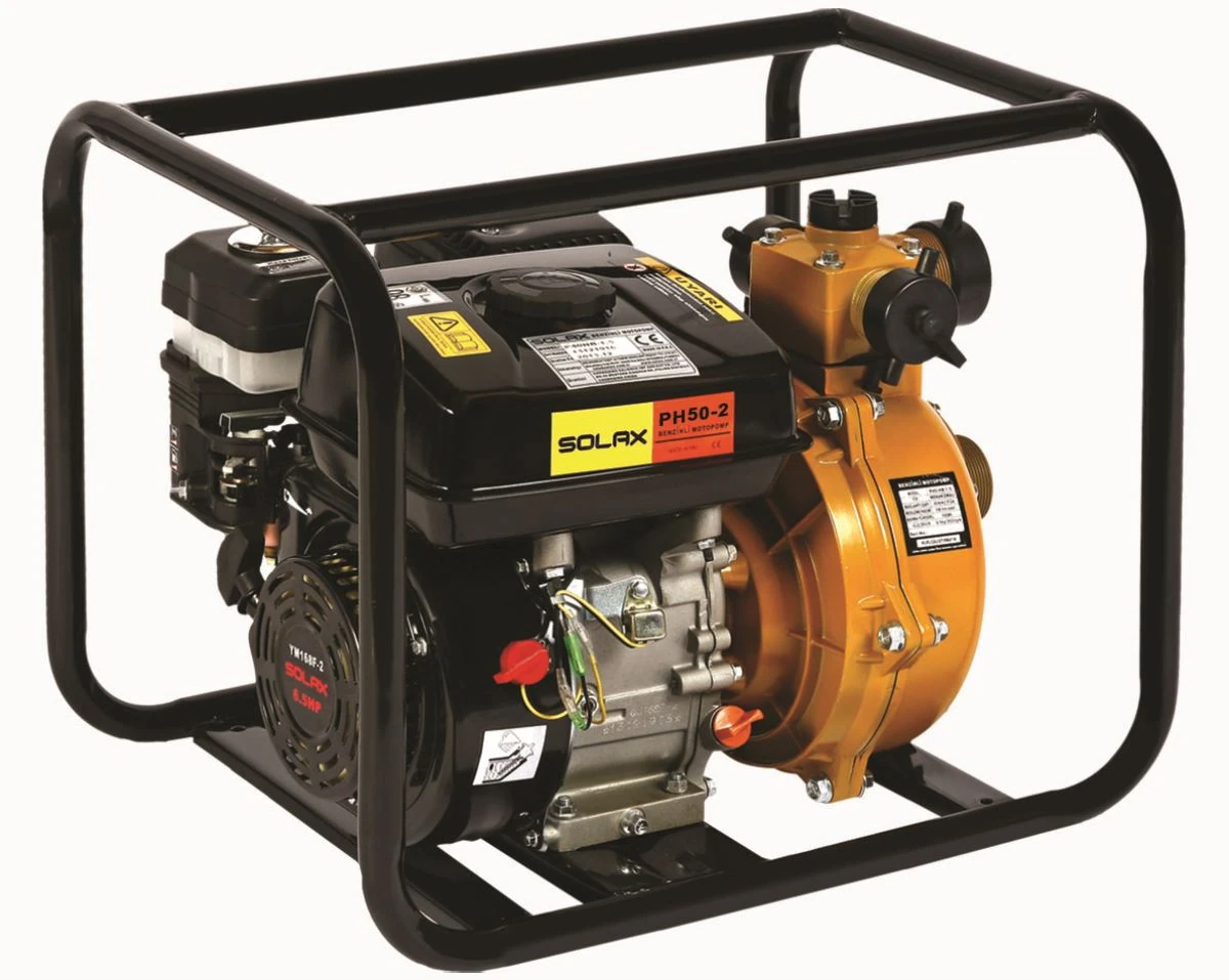Solax Ph50-2 2Lik Dört Zamanlı Yüksek Basınçlı İpli Benzinli Su Motoru / Motopomp
