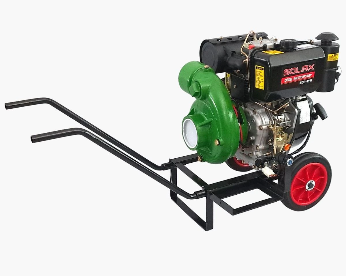 Solax Sdp-4Yn 4*4Lük Dizel İpli-Marşlı Yüksek Basınçlı Su Motoru / Motopomp