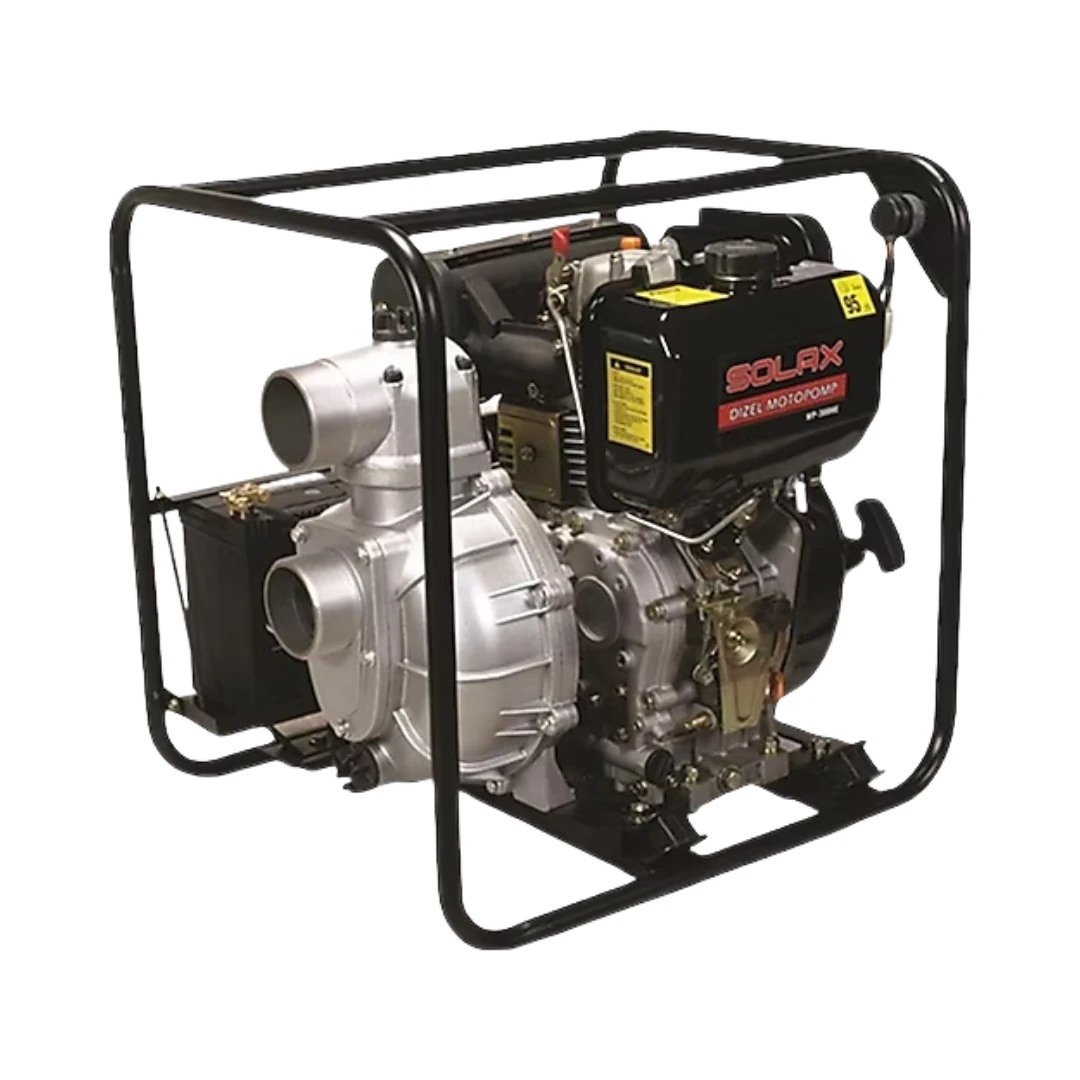Solax 80Kb-3E 3Lük Dizel İpli-Marşlı Su Motoru / Motopomp