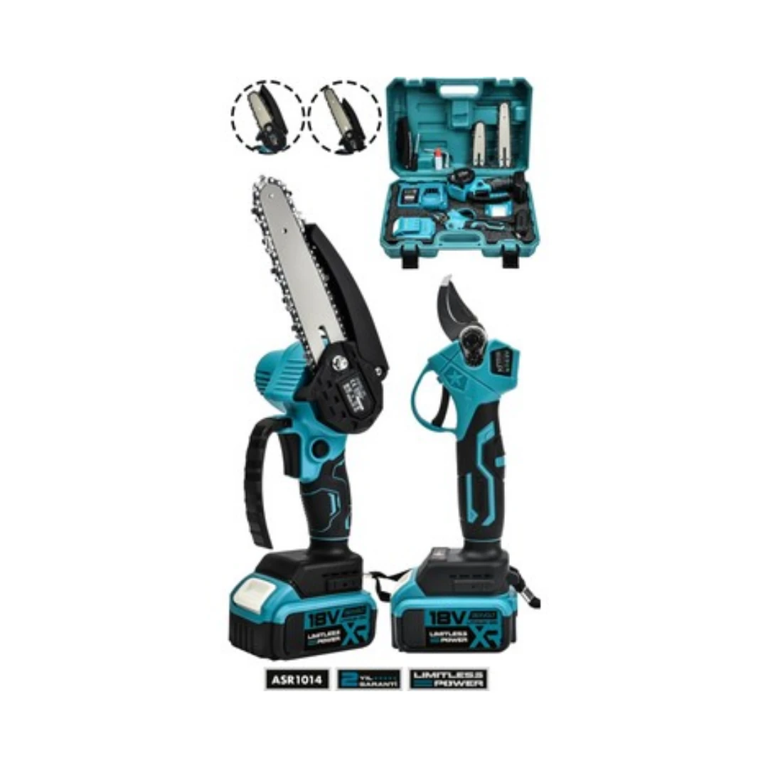 Assur Asr-Cs18 Budama Makası / Budama Testeresi İkili Set