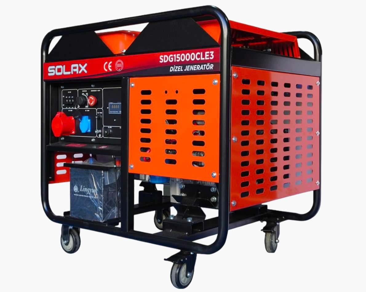 Solax Sdg15000Cle3 15Kw Trifaze Marşlı Dizel Jeneratör