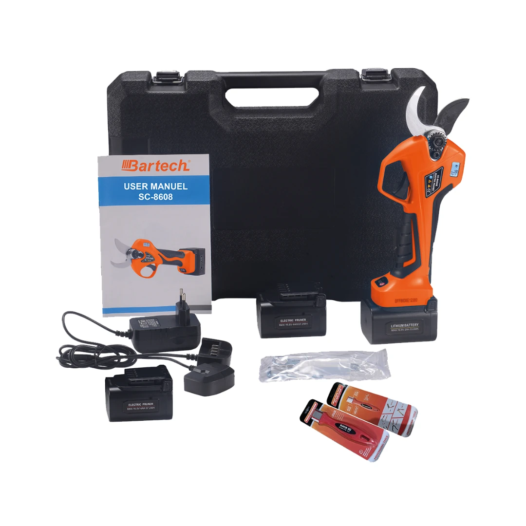 Bartech SC8608 32mm 2 Bataryalı Akülü Budama Makası