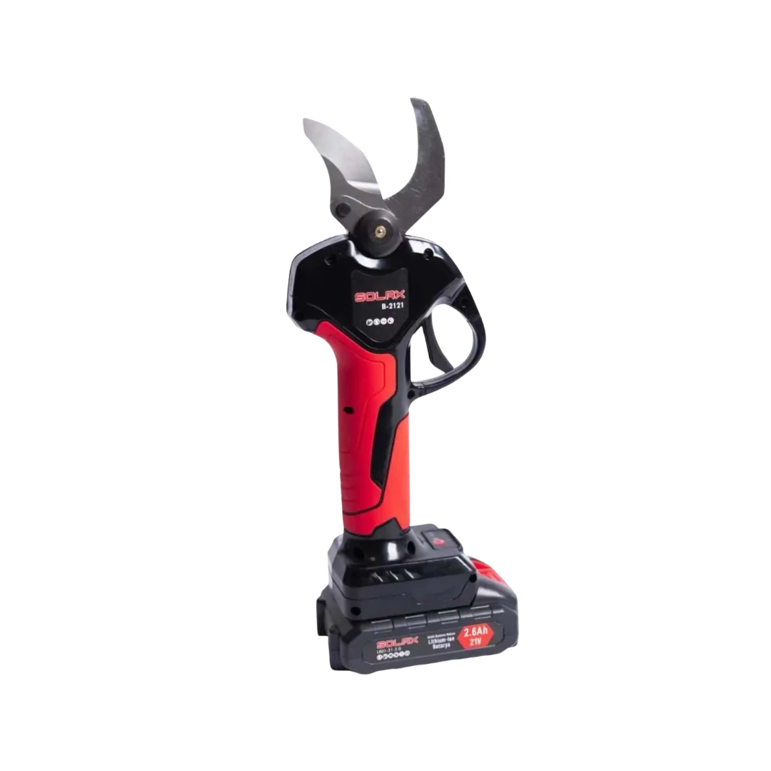 Solax B-2121 21Volt Şarjlı Budama Makası 42Mm 3 Bataryalı Sensörlü