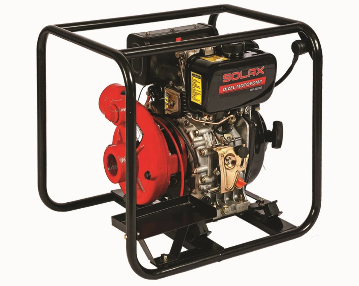 Solax Wp-50Dhe 2Lik Dizel Marşlı Yüksek Basınçlı Su Motoru / Motopomp