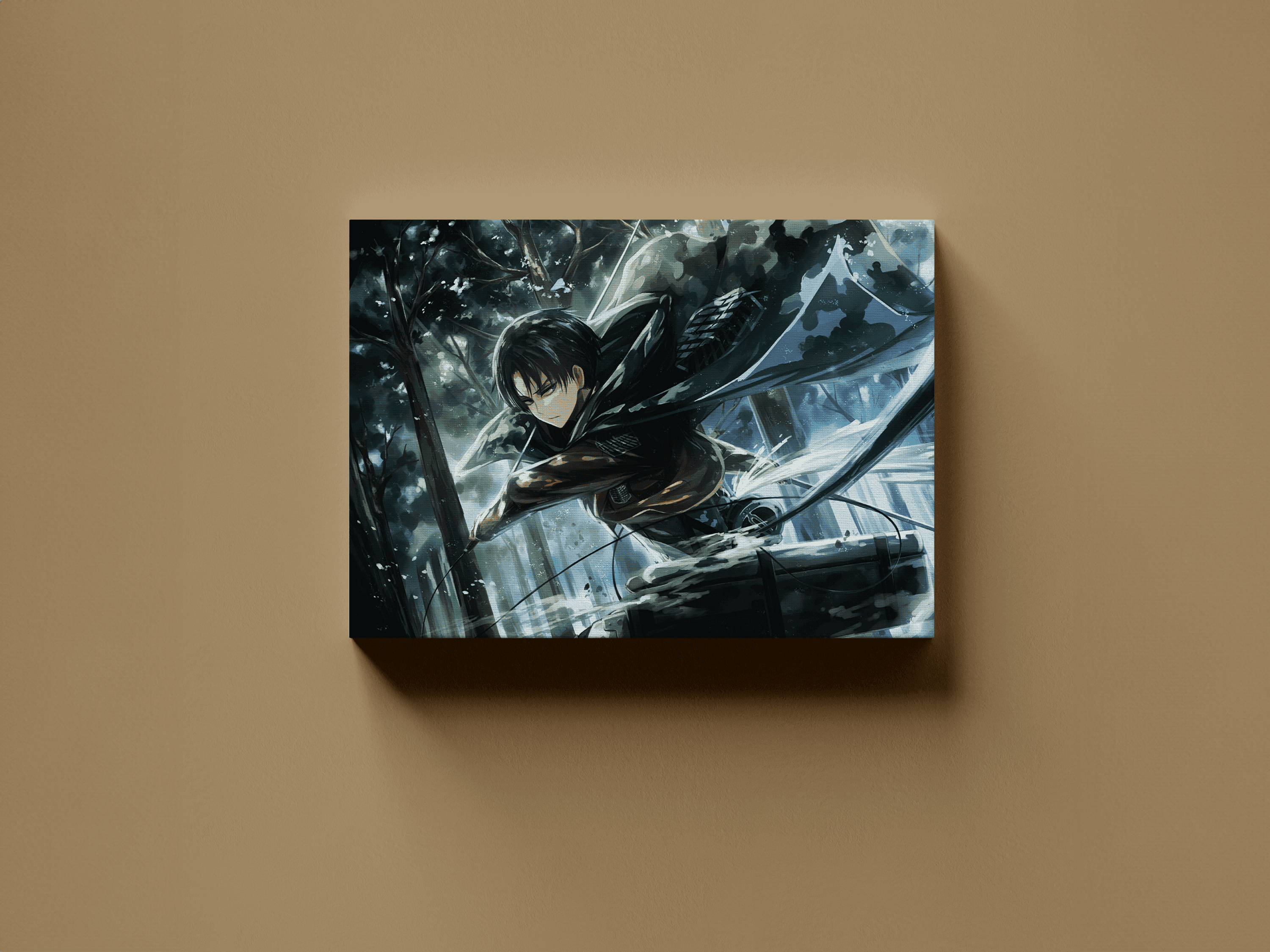 ATTACK ON TİTAN LEVİ ACKERMAN KANVAS TABLO