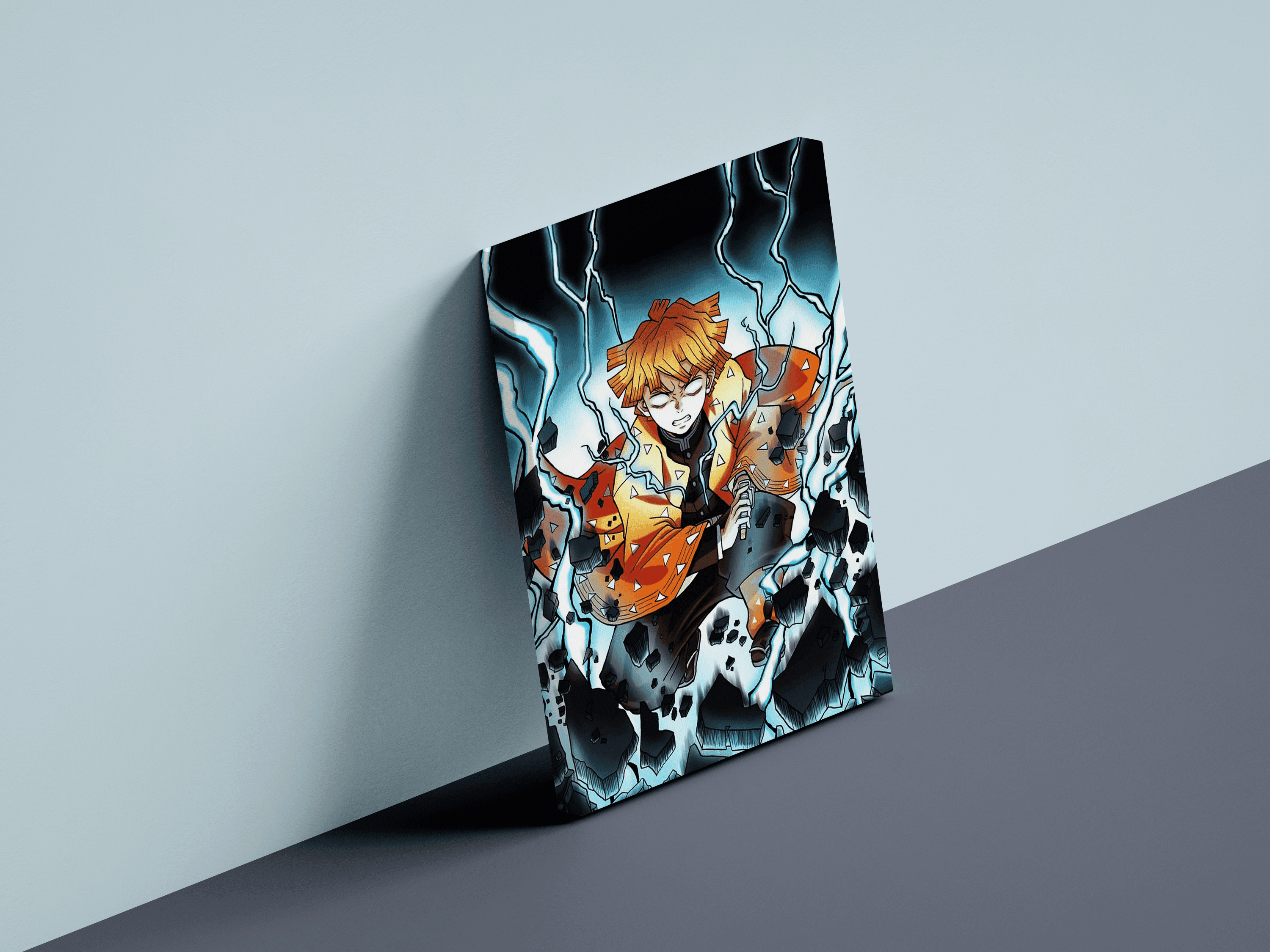 DEMON SLAYER ZENİTSU KANVAS TABLO 2