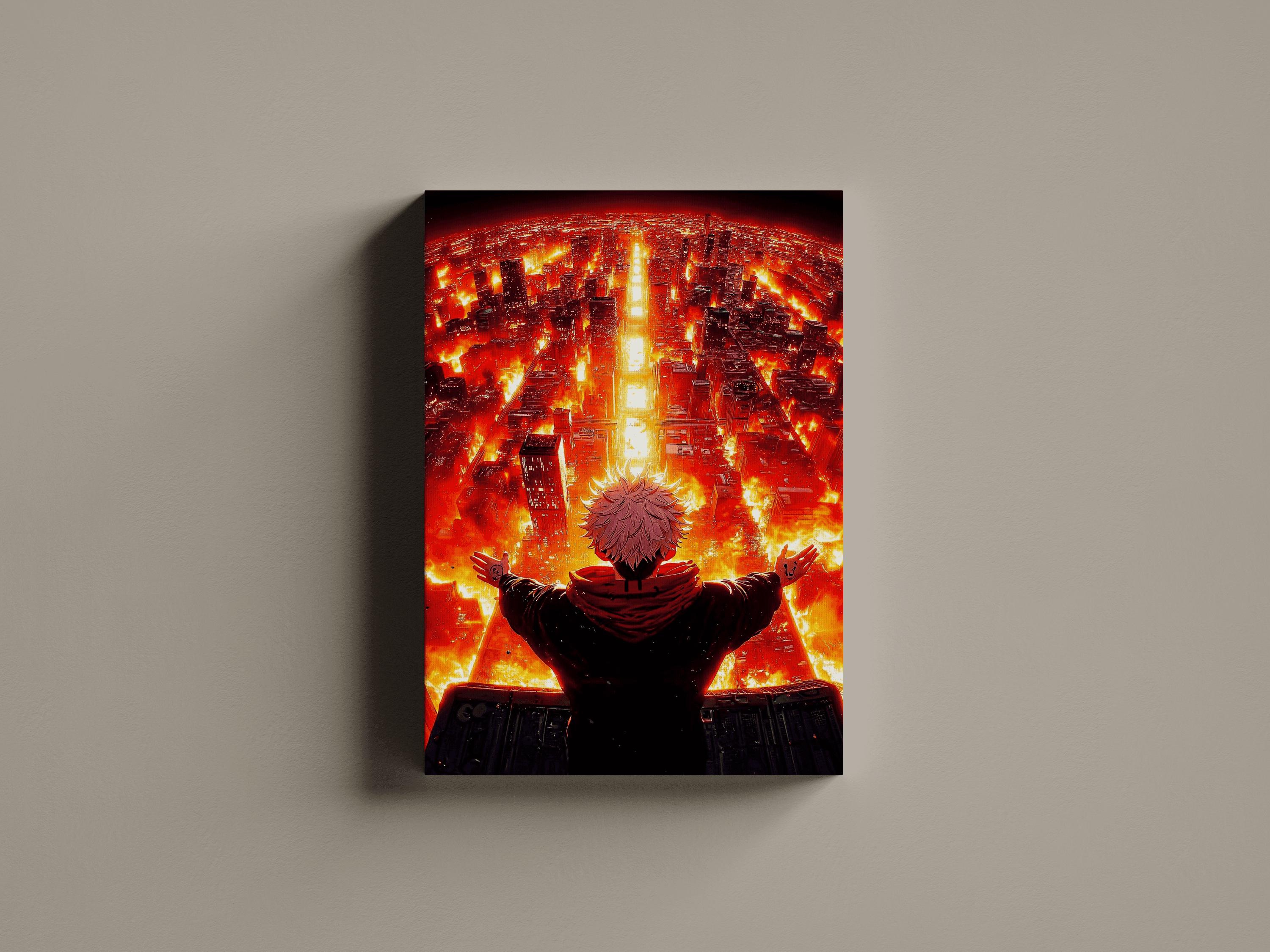 JUJUTSU KAISEN ITADORİ YUJİ KANVAS TABLO