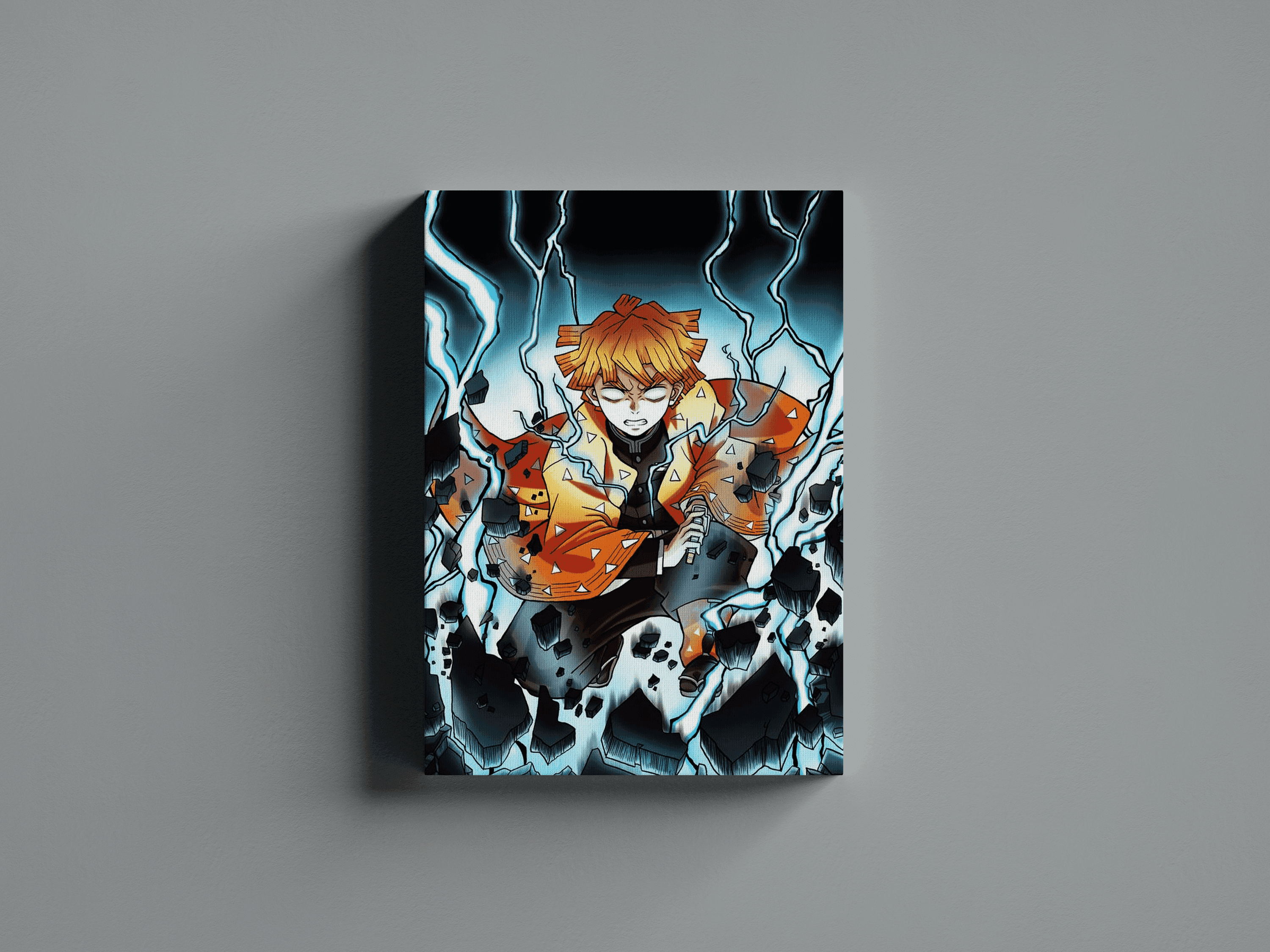 DEMON SLAYER ZENİTSU KANVAS TABLO 2