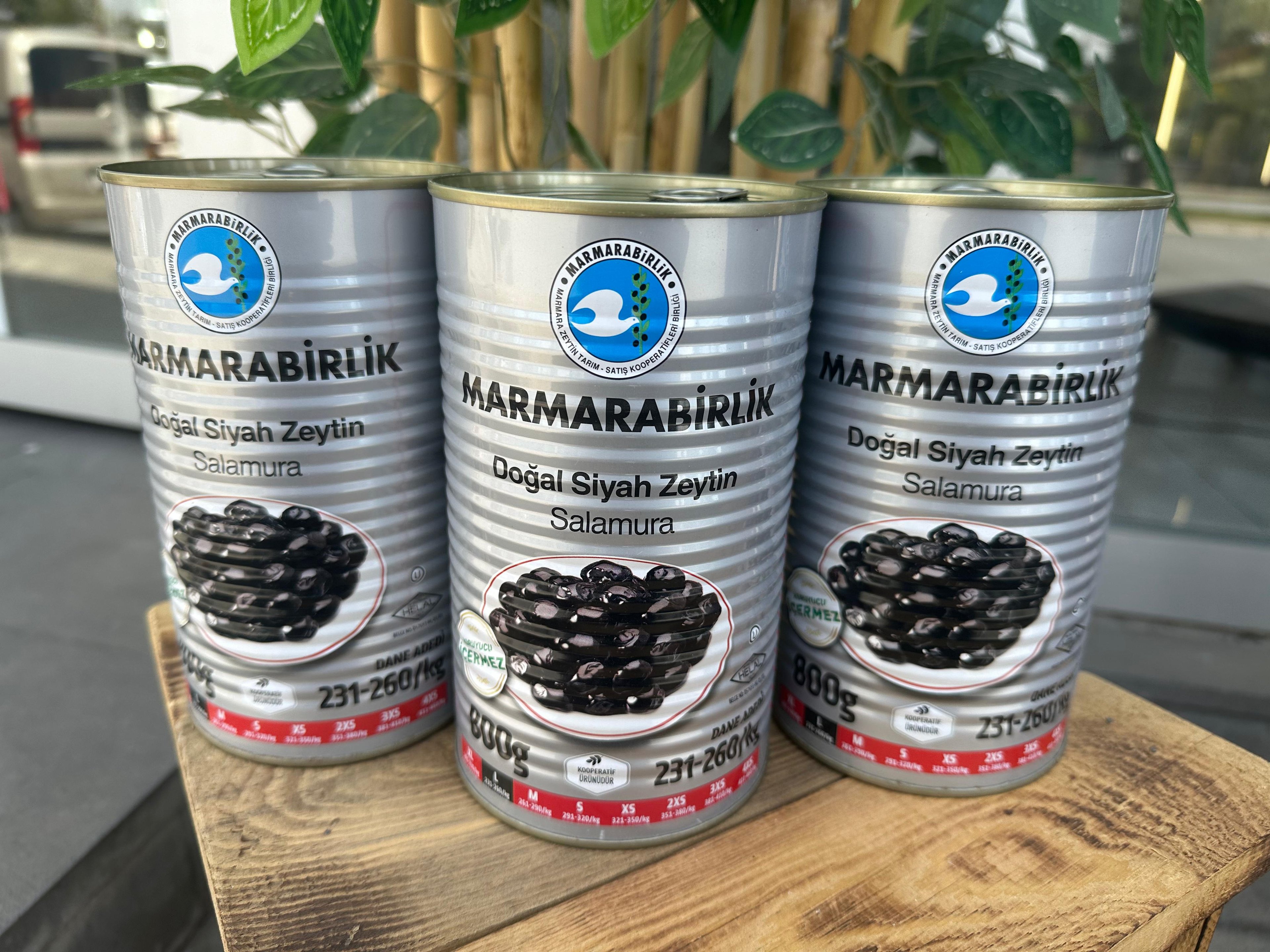 Marmarabirlik Siyah Salamura Zeytin