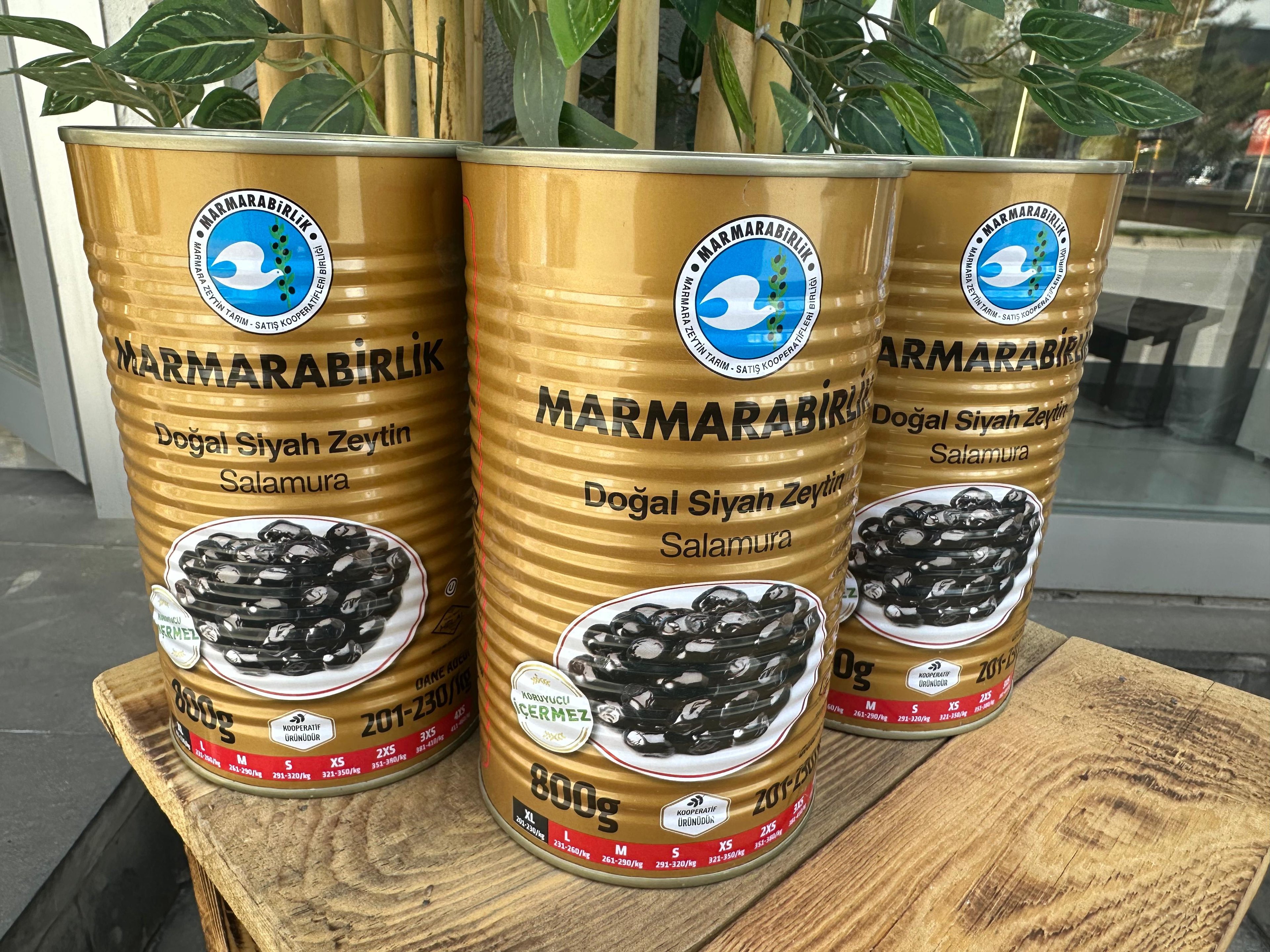 Marmarabirlik Salamura Siyah Zeytin