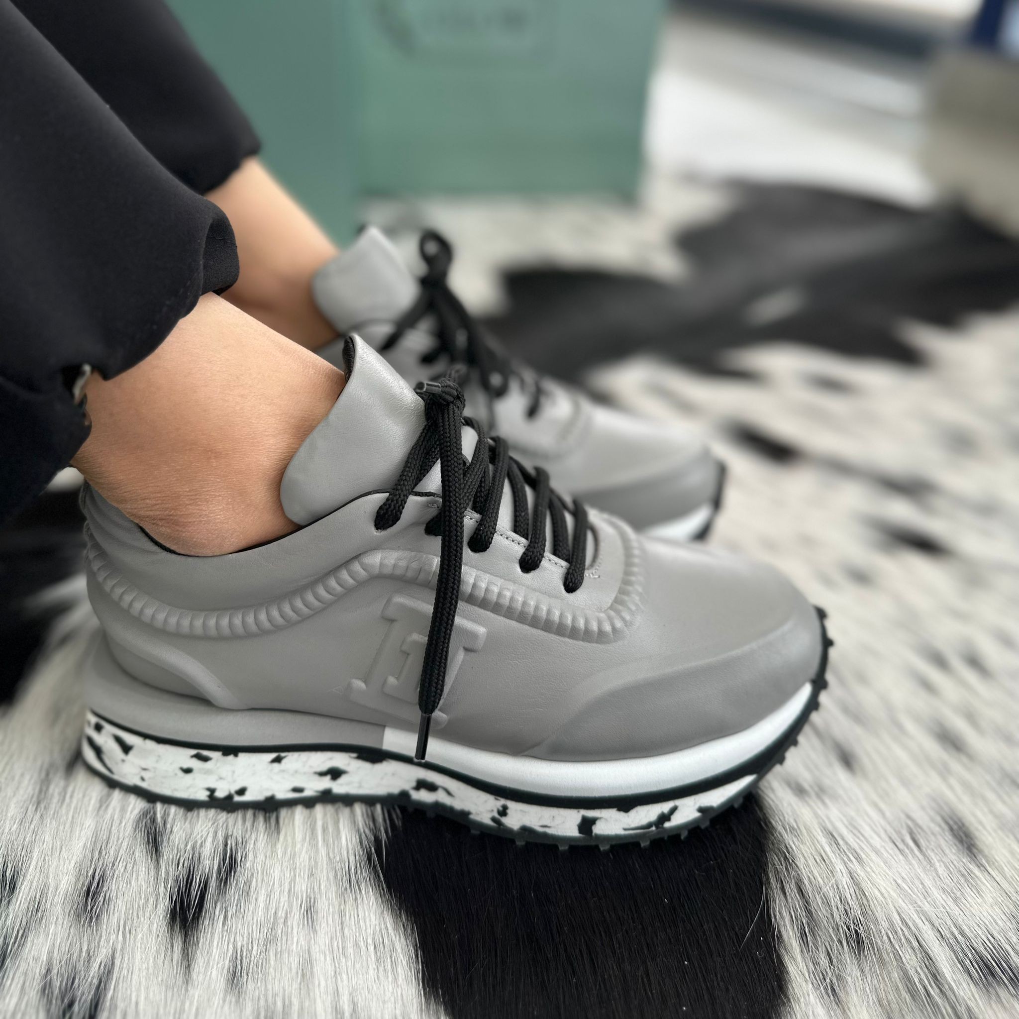 Gri Eva Taban Sneaker