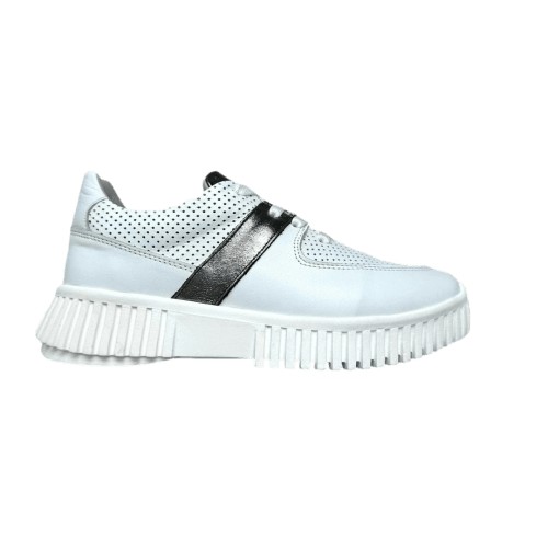 Bağcıklı Sneaker Hakiki Deri - Antrasit