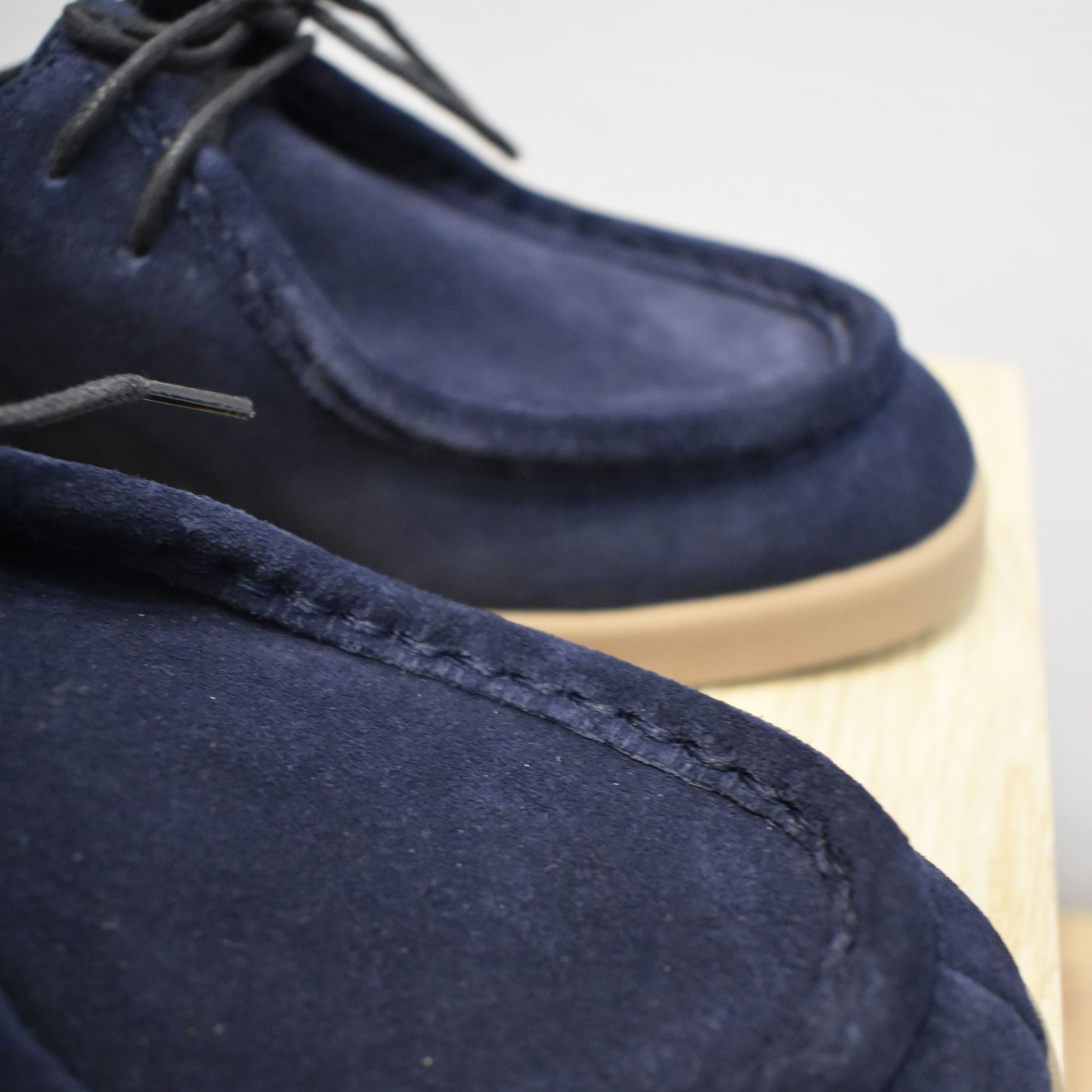 Lacivert Süet Loafer