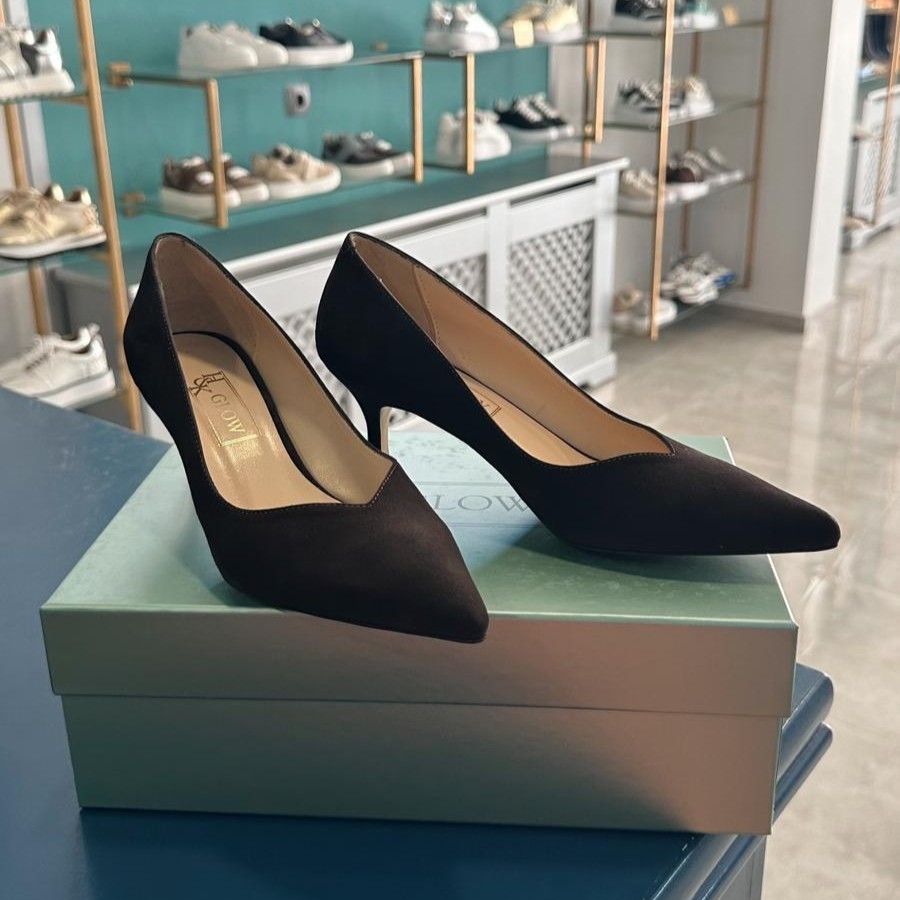 Acı Kahve Süet Stiletto
