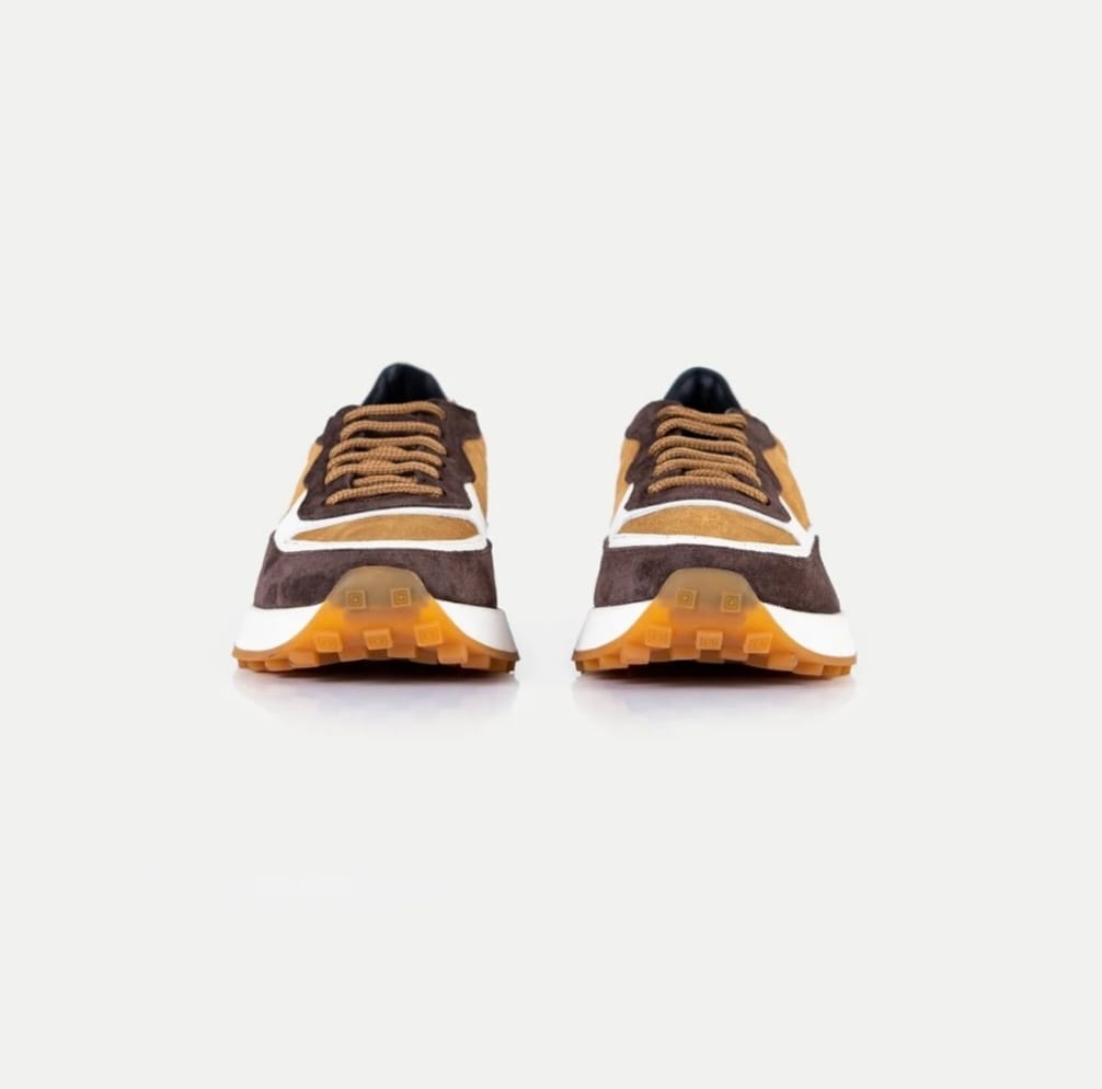 Hakiki Süet Deri Taba Sneaker