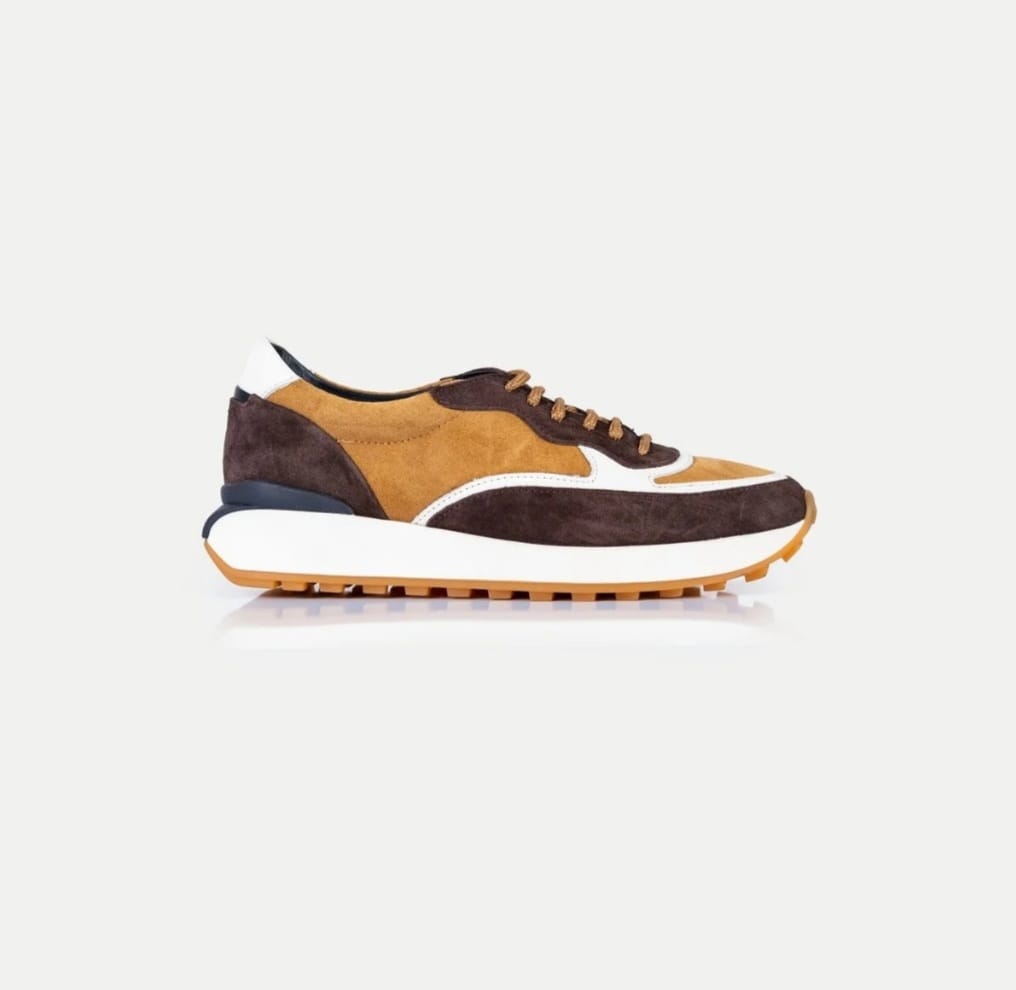 Hakiki Süet Deri Taba Sneaker