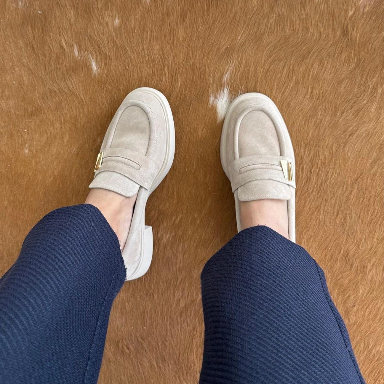 Hakiki Süet Deri Loafer