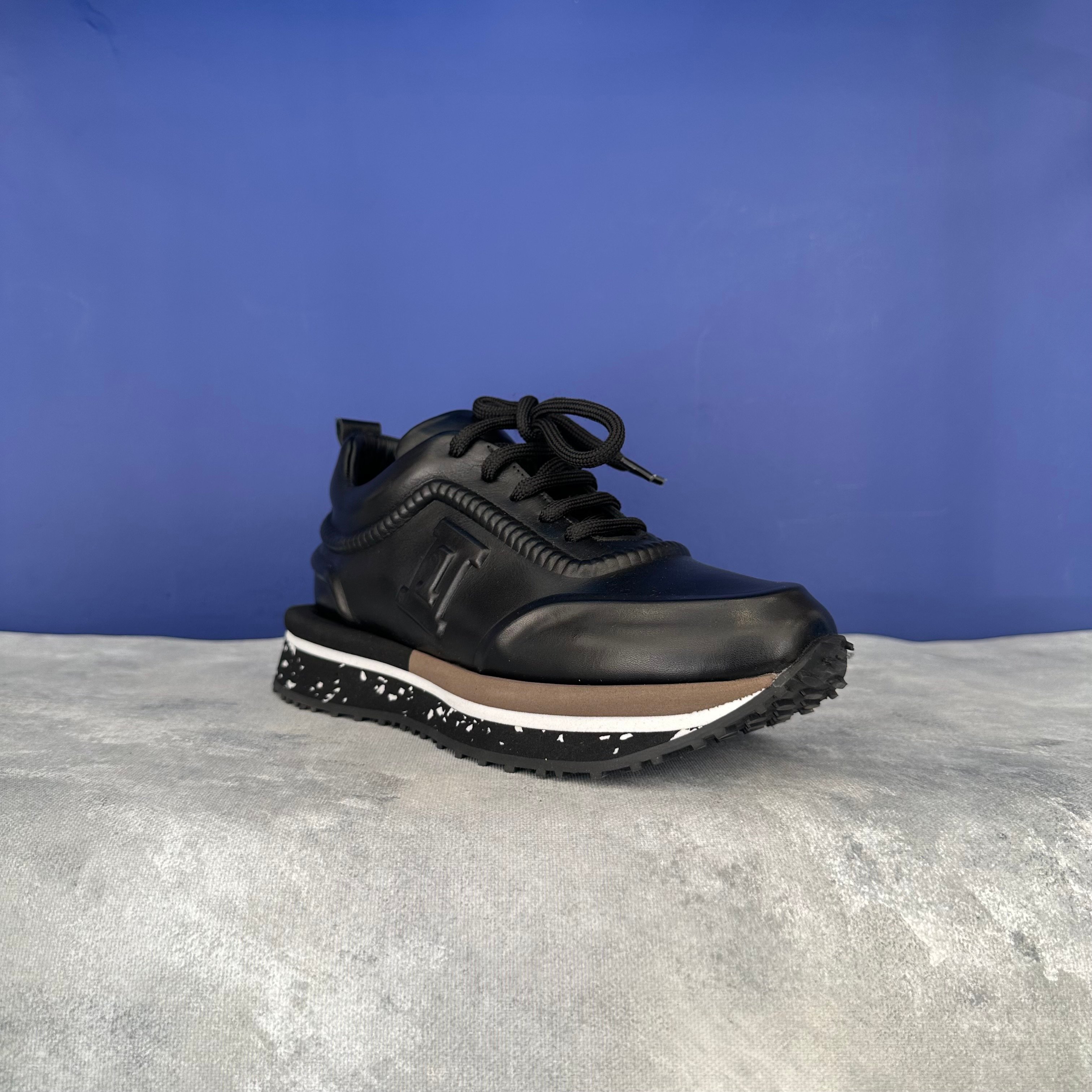 Gri Eva Taban Sneaker - Siyah
