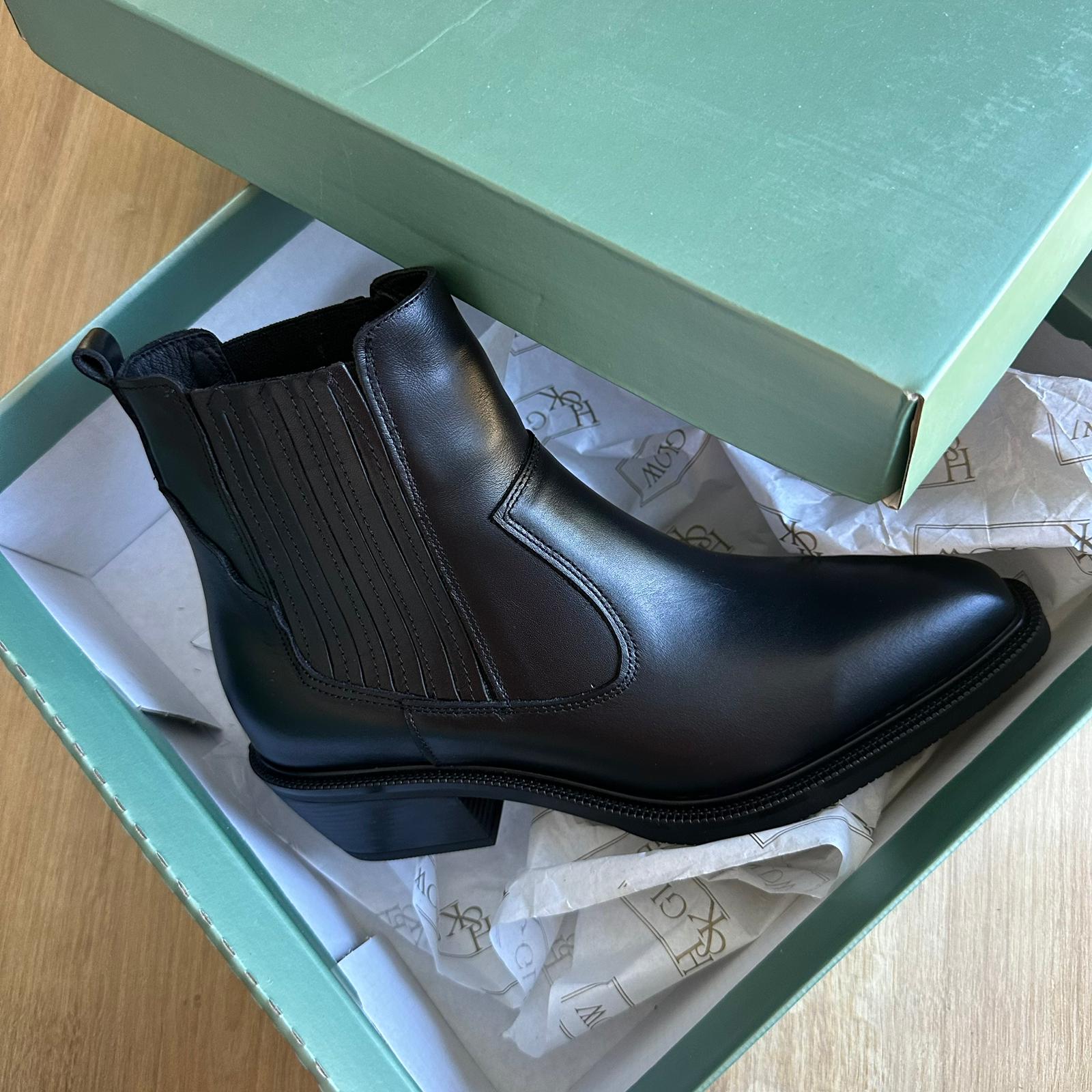 Kasıma Özel Seri - Hakiki Deri Kovboy Bot  - Siyah