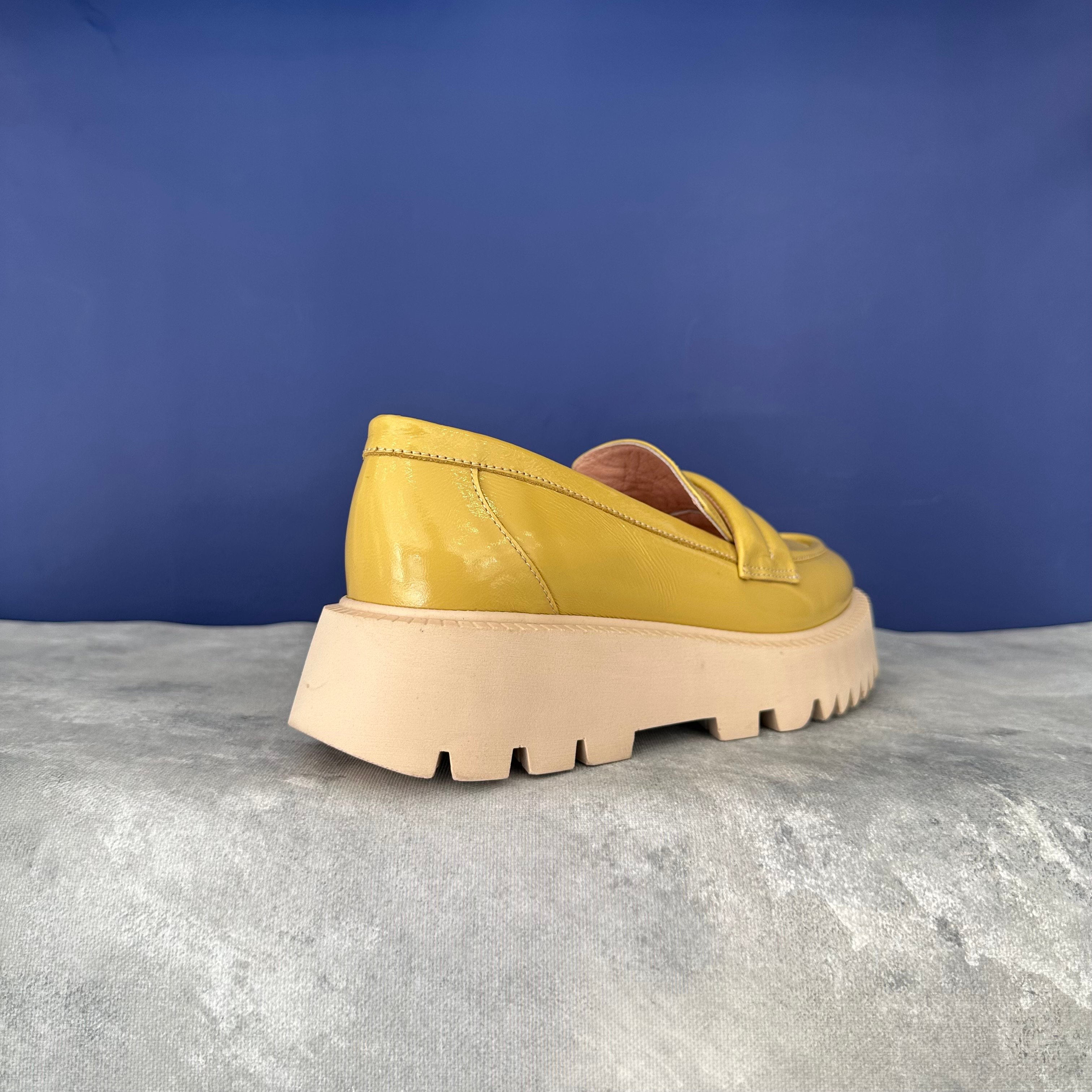 Renkli Rugan Loafer - Yeşil