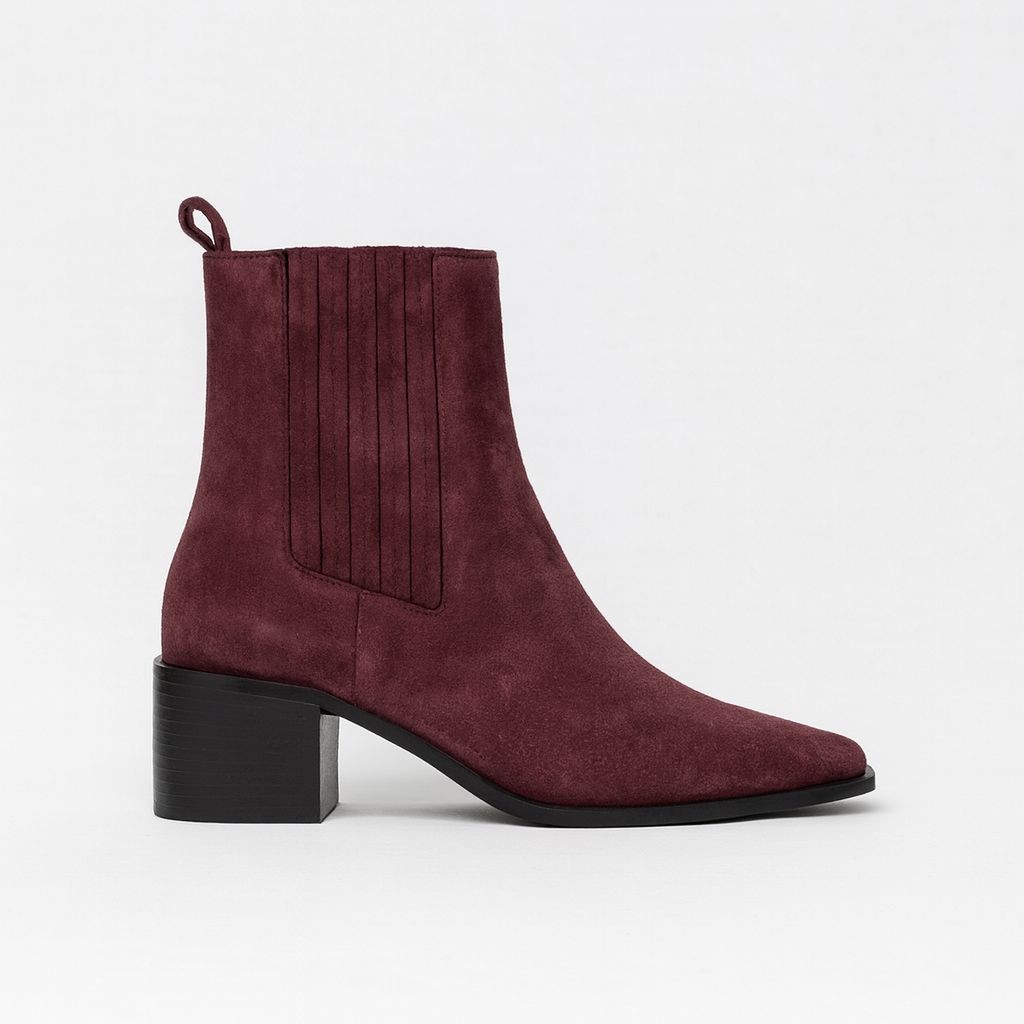 Kare Burun Bot - Bordo