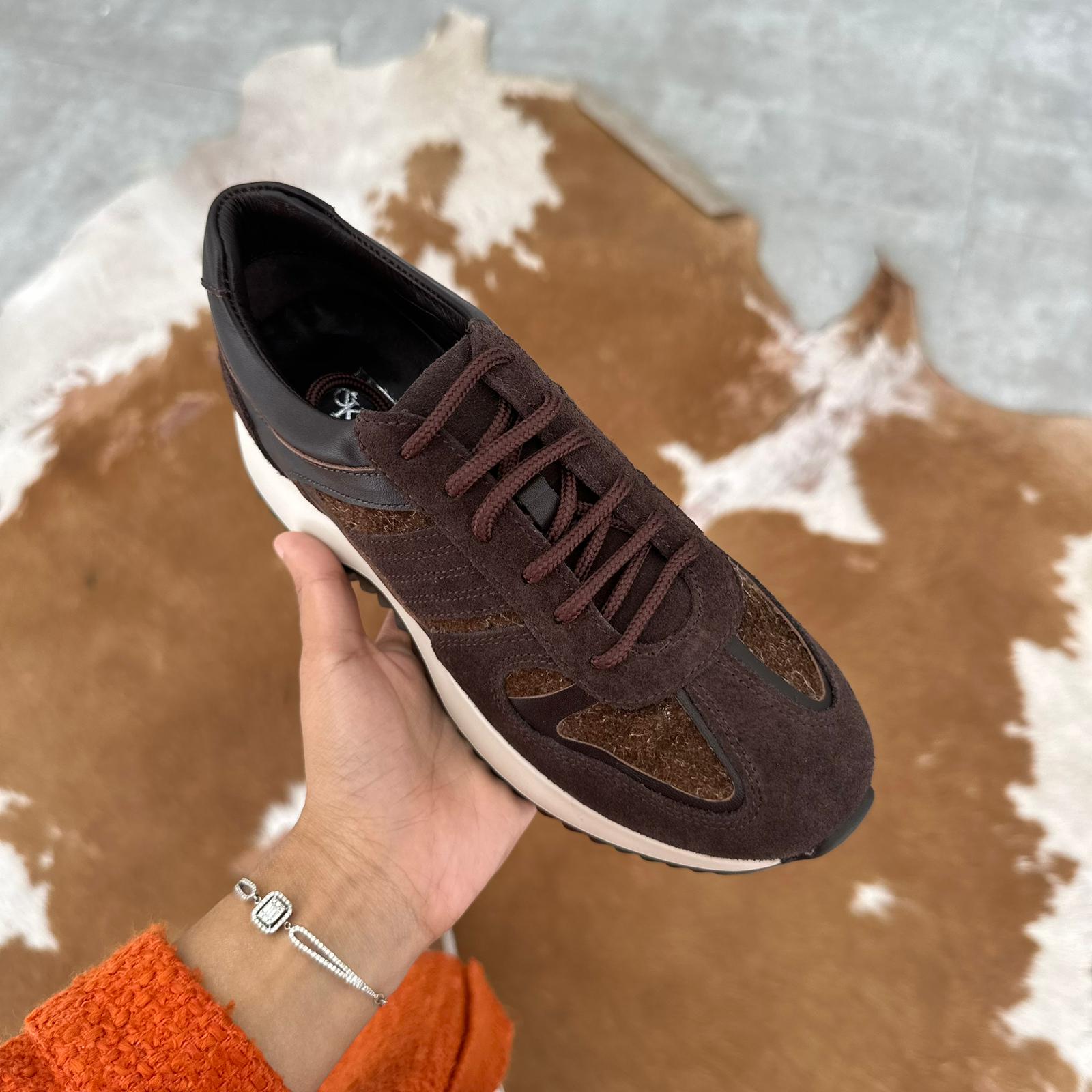 Hakiki Deri Eva Taban Sneaker