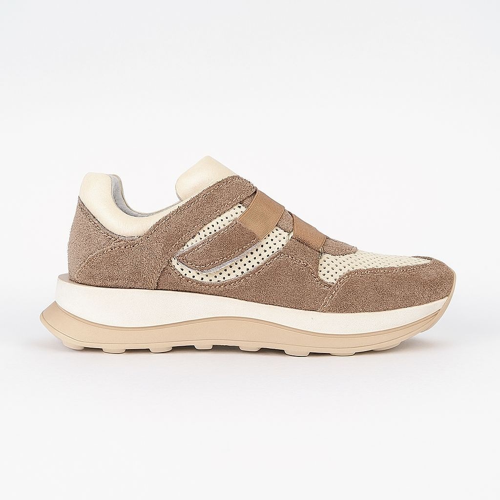 Cırtlı Hakiki Deri Sneaker