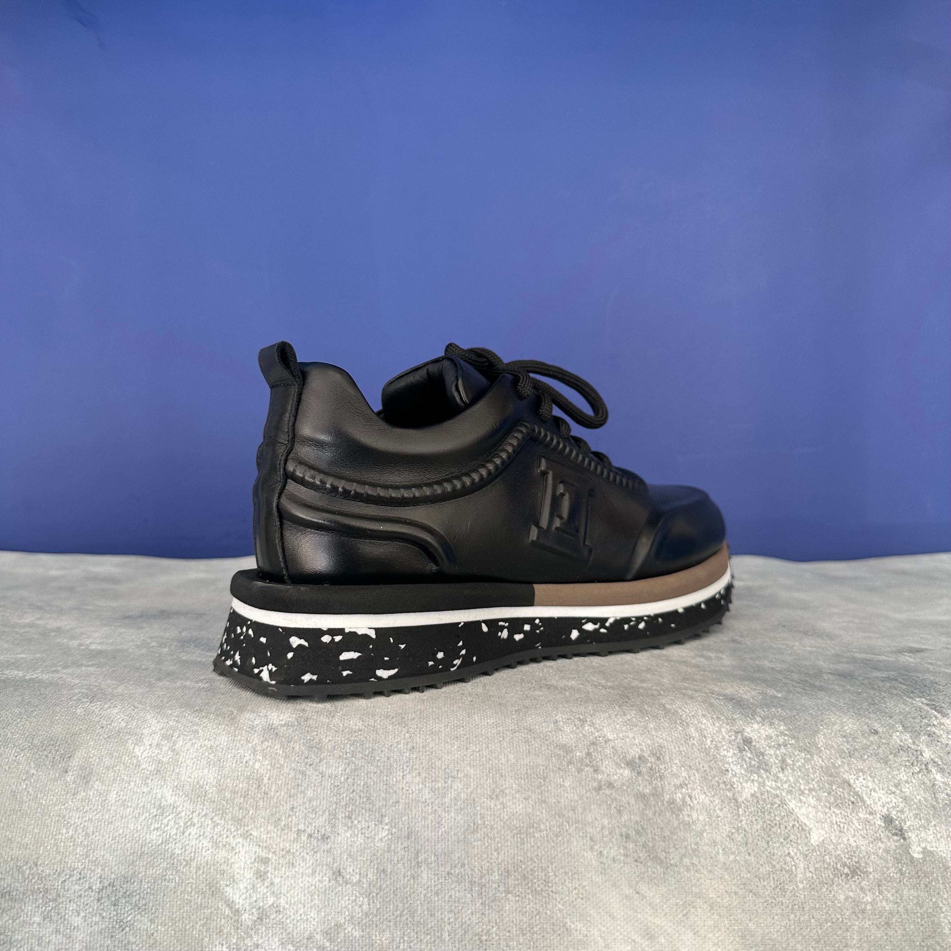 Gri Eva Taban Sneaker - Siyah