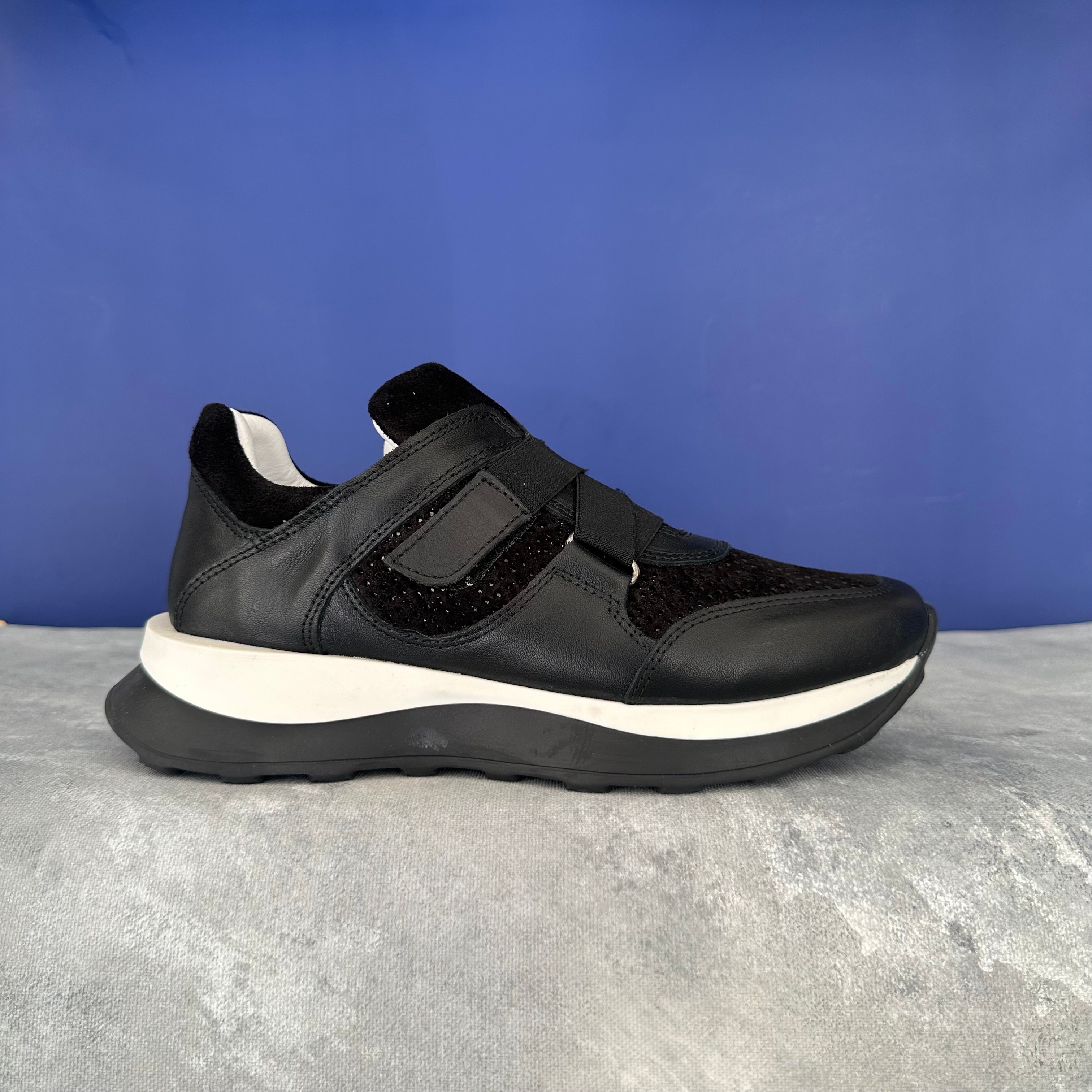 Cırtlı Hakiki Deri Sneaker