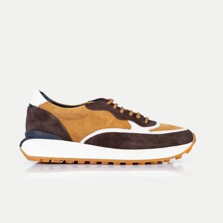 Hakiki Süet Deri Taba Sneaker