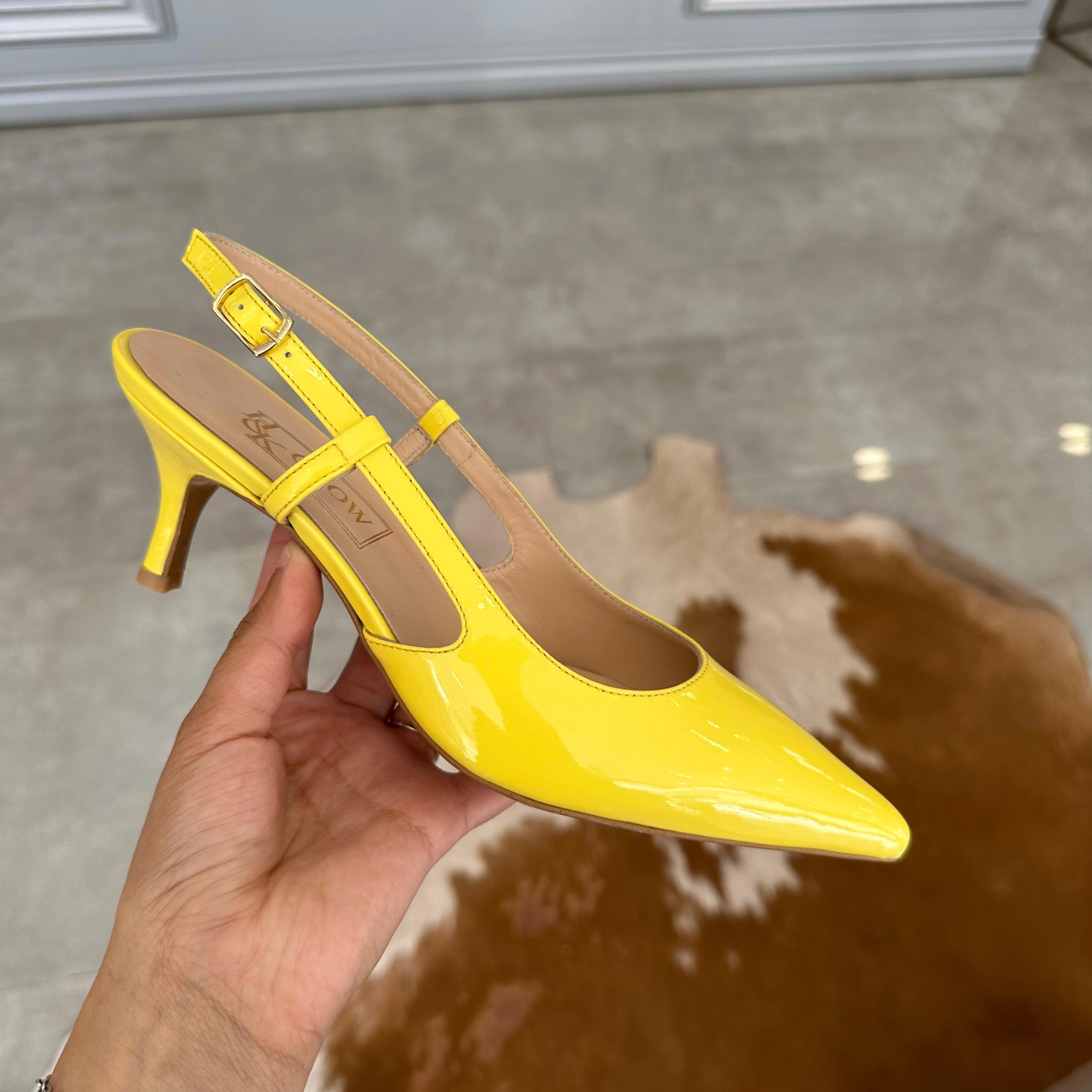 Renkli Rugan Deri Ayakkabı