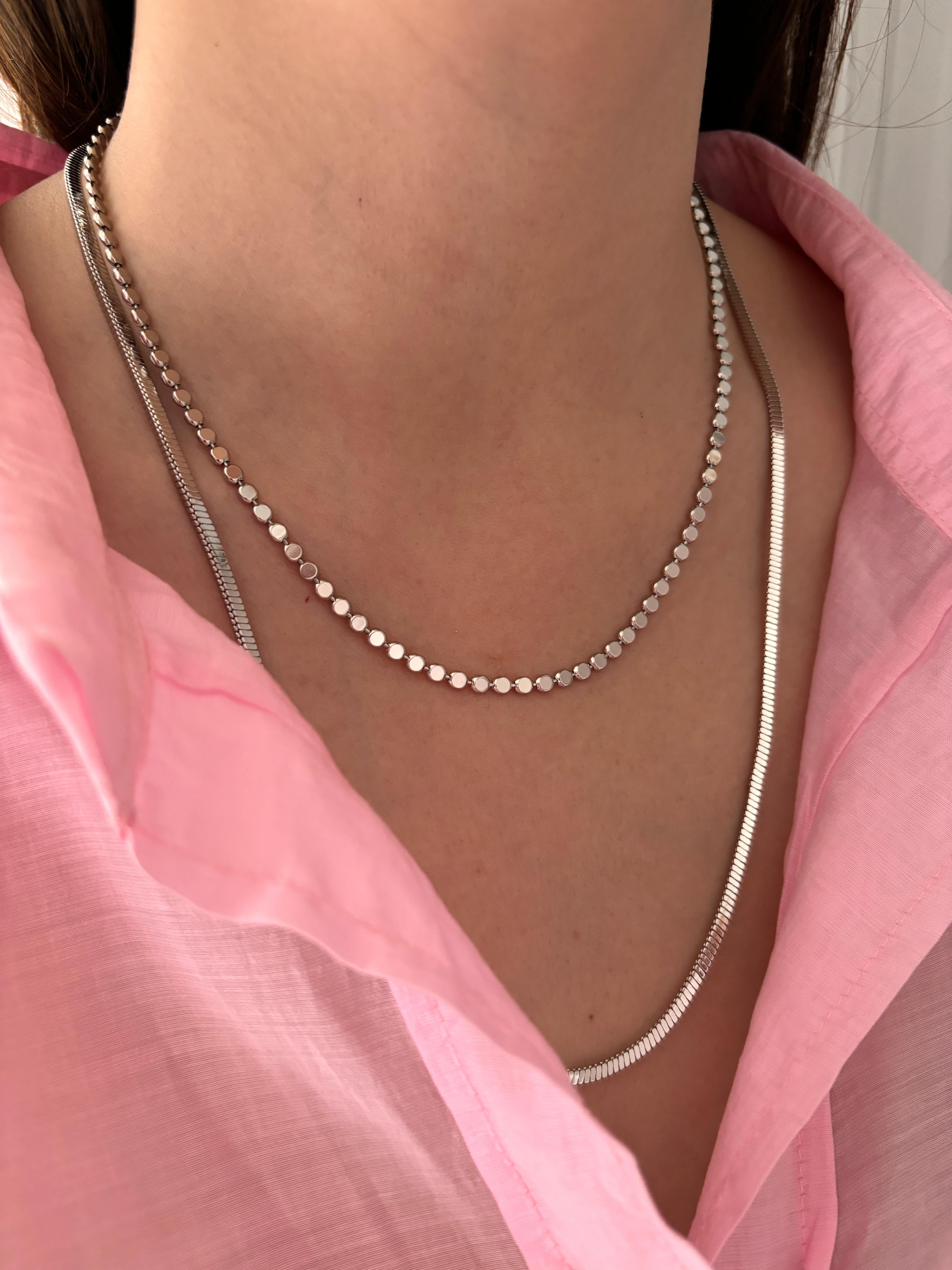 XUPING EZME KOLYE SILVER (45 cm)